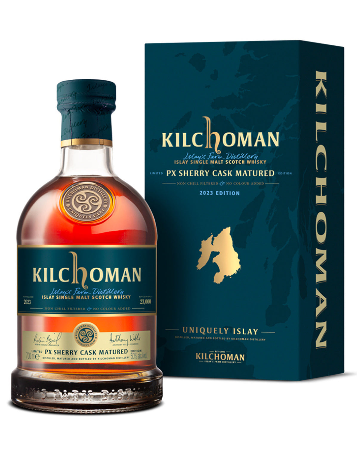 Kilchoman Single Malt PX Sherry Cask Matured 2023 Release - ZYN THE WINE MARKET LTD.