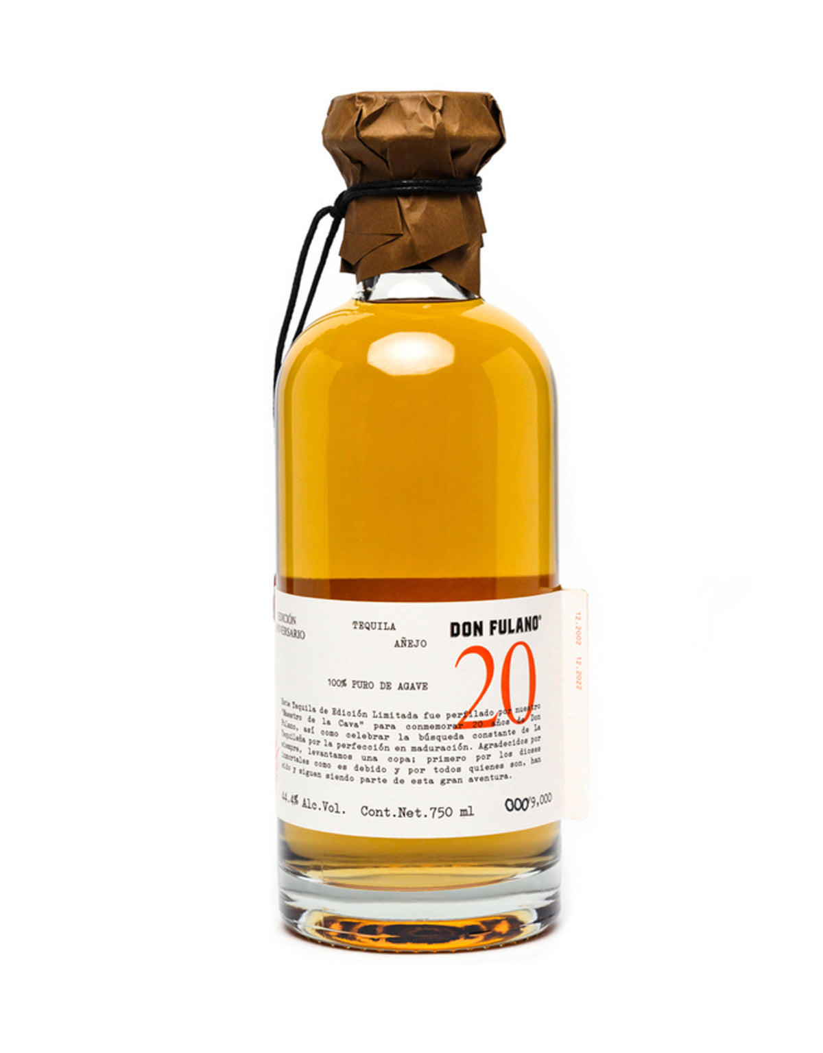 Don Fulano '20th Anniversary' Anejo Tequila - ZYN THE WINE MARKET LTD.