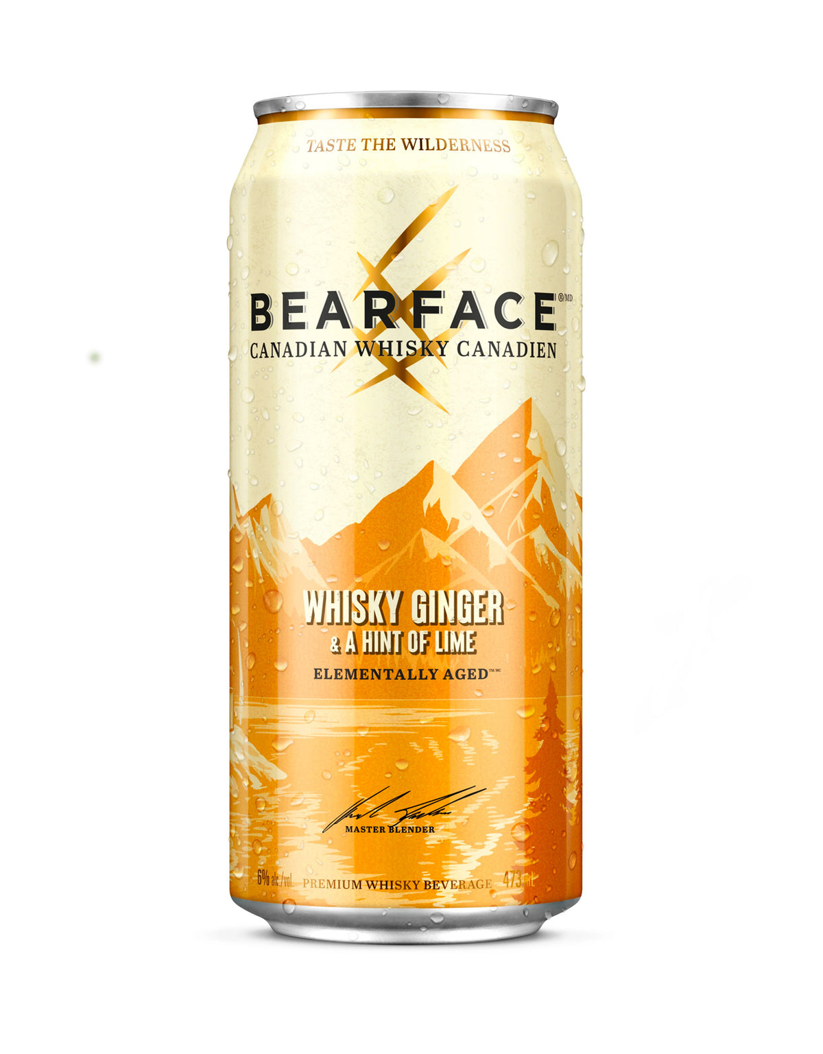 Bearface Whisky Ginger & A Hint of Lime 473 ml - Single Can - ZYN THE WINE MARKET LTD.