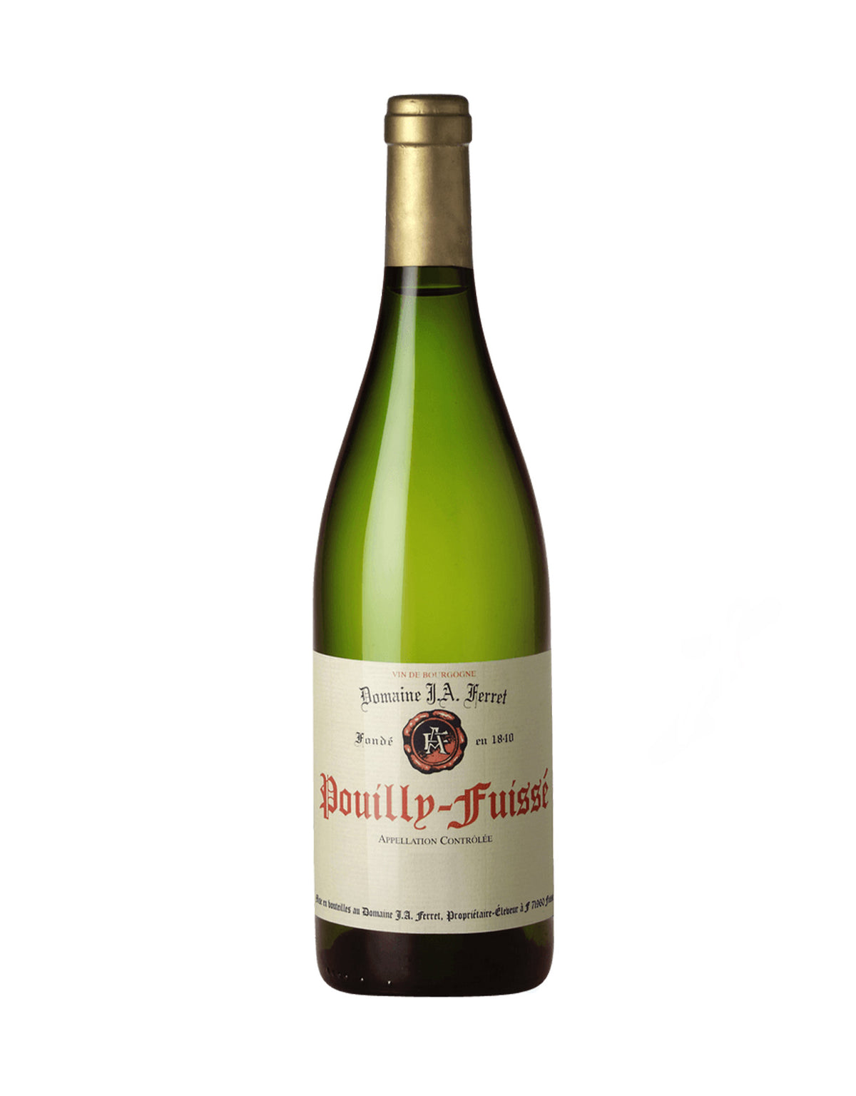 Domaine Ferret Pouilly Fuisse 2020 - ZYN THE WINE MARKET LTD.