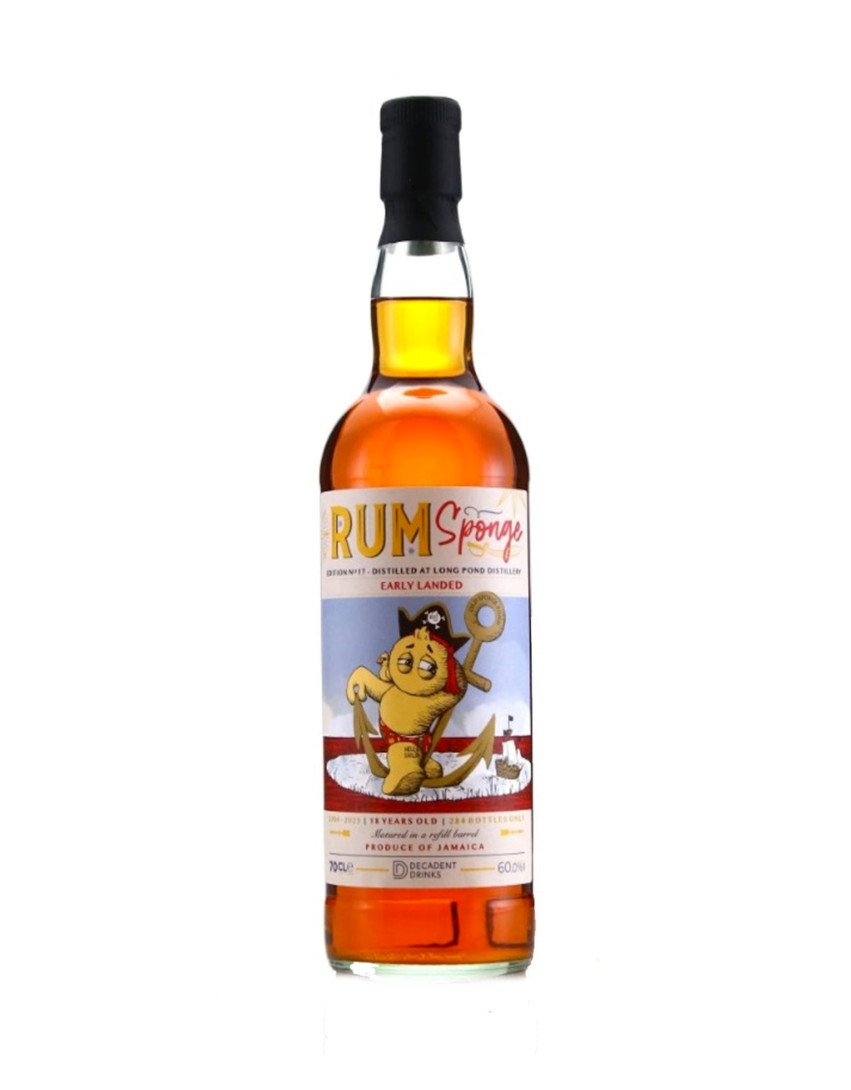 Rum Sponge Long Pond 2004 18 Year Old Edition No.17 - ZYN THE WINE MARKET LTD.