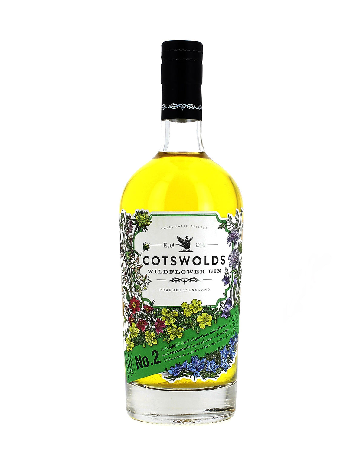 Cotswolds No.2 Wildflower Gin - ZYN THE WINE MARKET LTD.