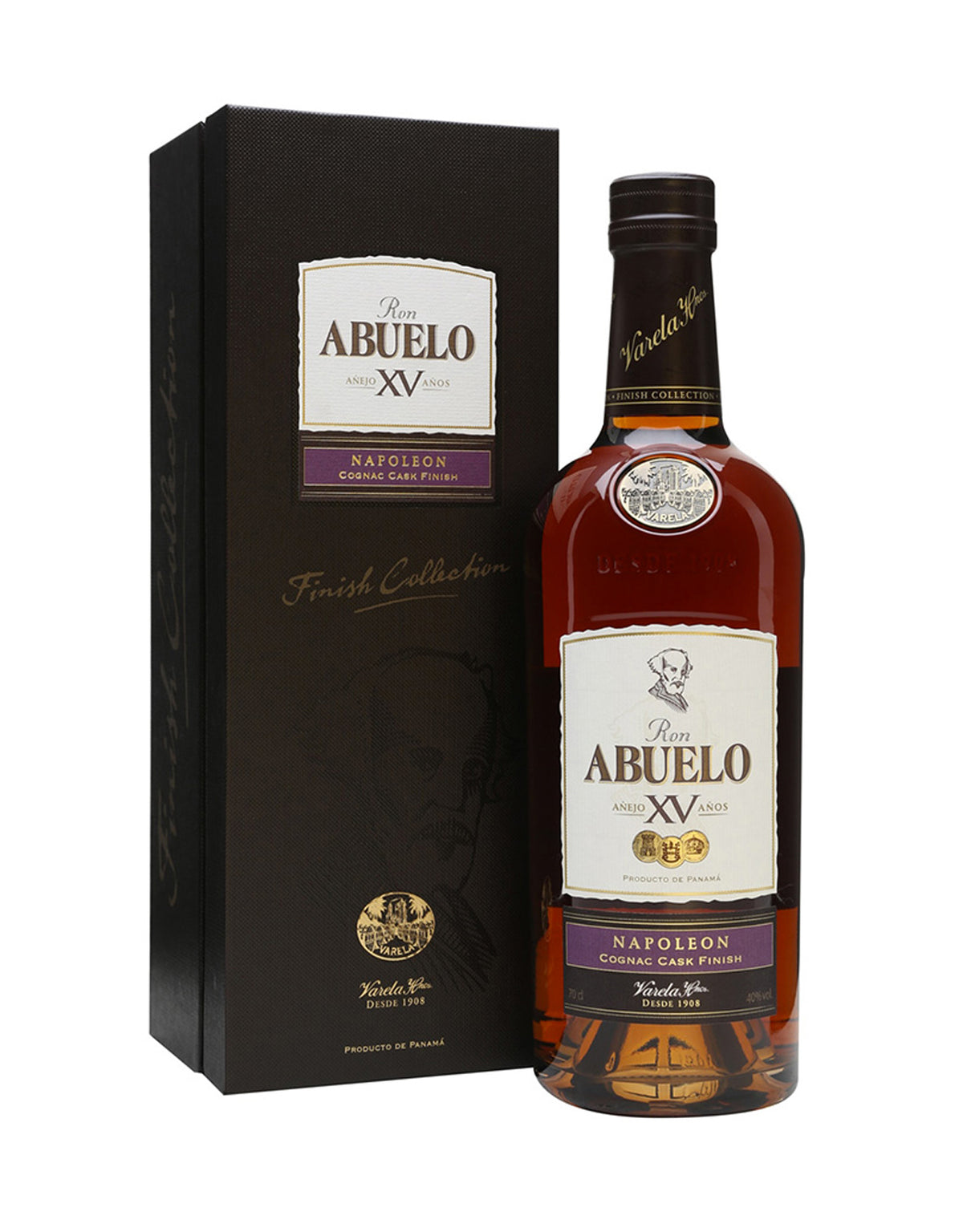 Ron Abuelo XV Napoleon Cognac Cask Finish - ZYN THE WINE MARKET LTD.