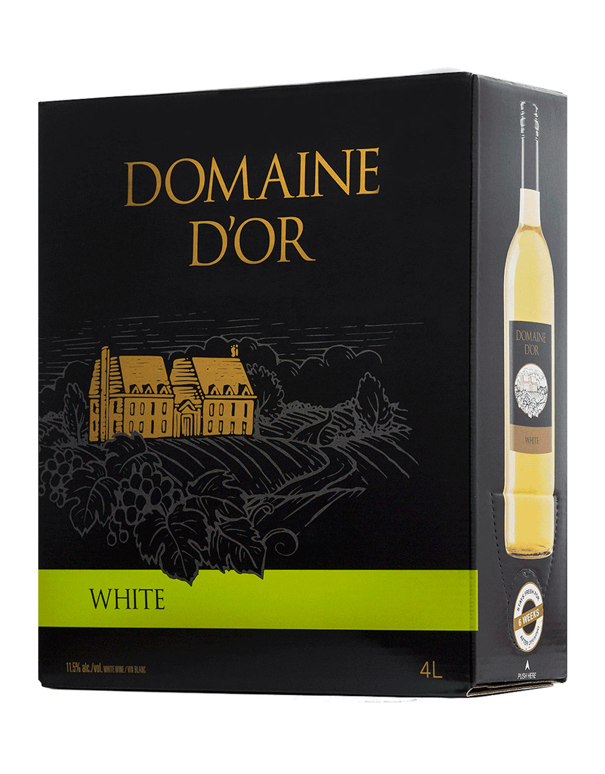 Domaine D'Or White Blend - 4 Litre Box - ZYN THE WINE MARKET LTD.