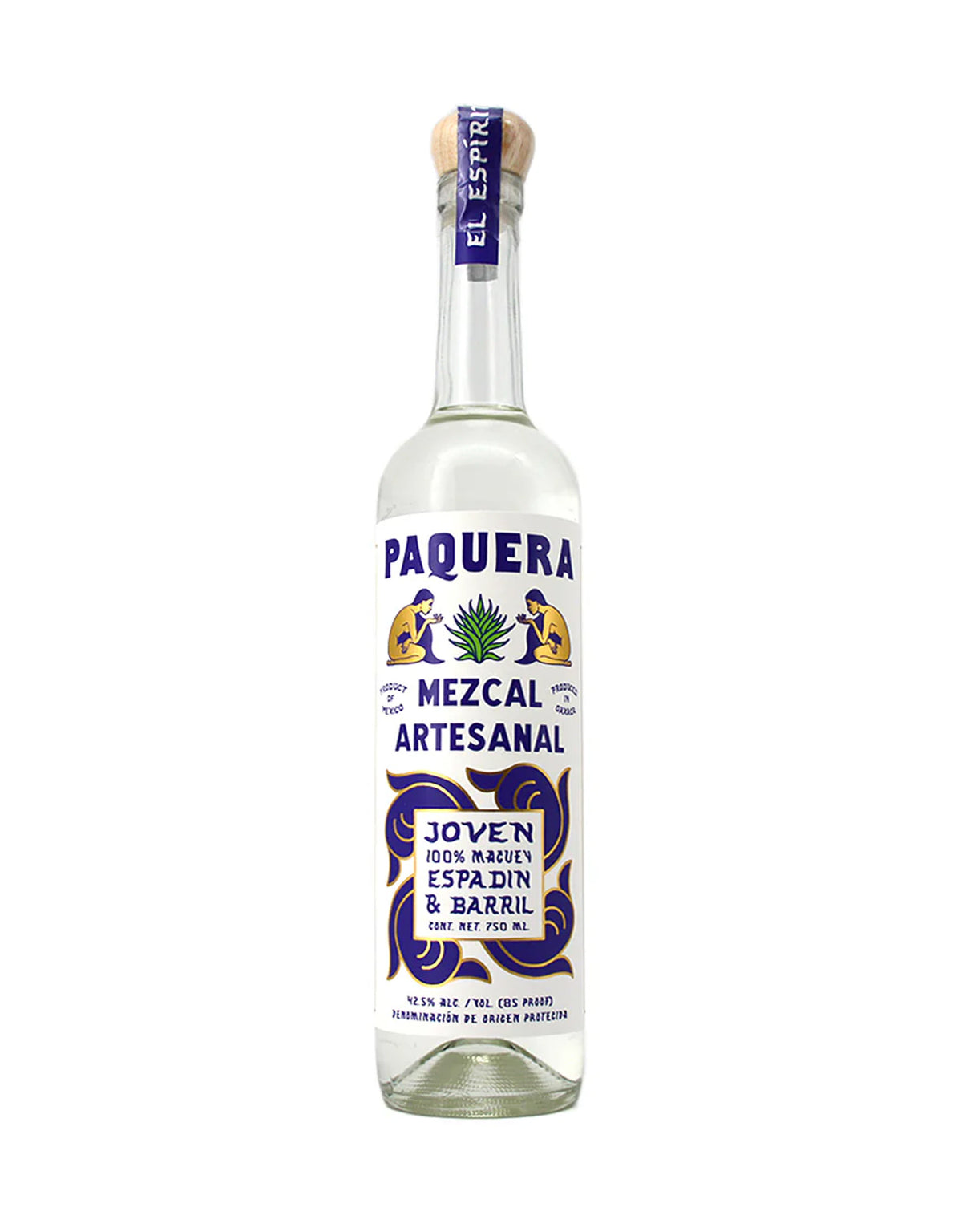 Paquera Mezcal Joven 100% Maguey Espadin & Barril - ZYN THE WINE MARKET LTD.