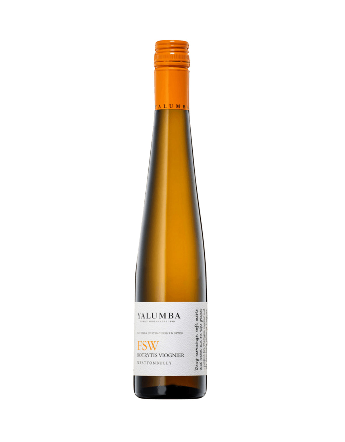 Yalumba FSW Botrytis Viognier 2020 - 375 ml - ZYN THE WINE MARKET LTD.