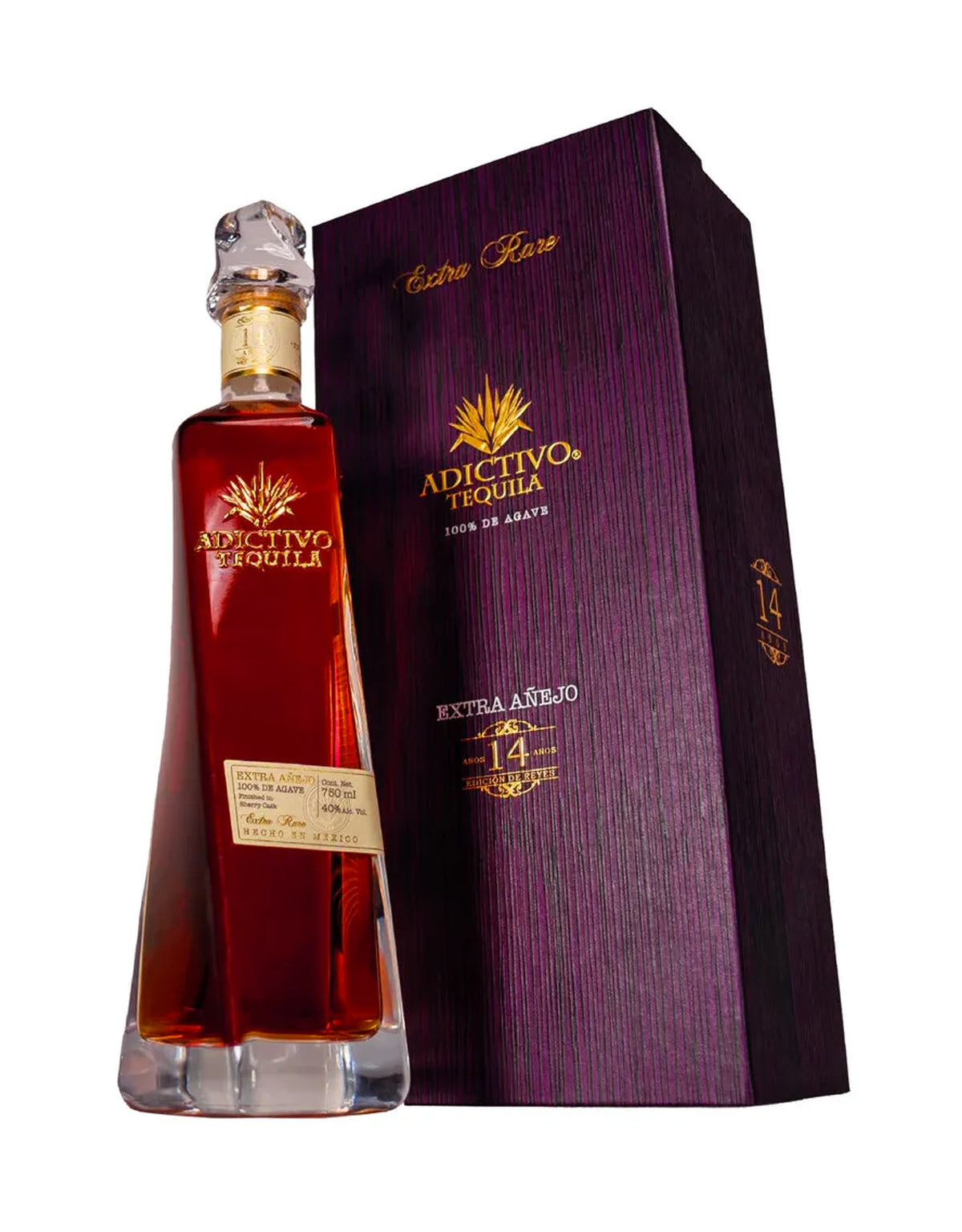 Adictivo Extra Anejo Tequila 14 Year Old 'Kings Edition Extra Rare' - ZYN THE WINE MARKET LTD.
