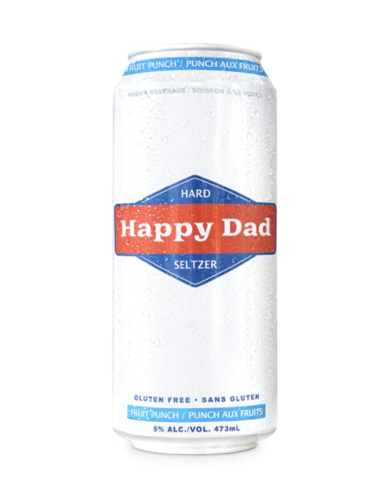 Happy Dad Hard Seltzer Fruit Punch 473 ml - Single Can