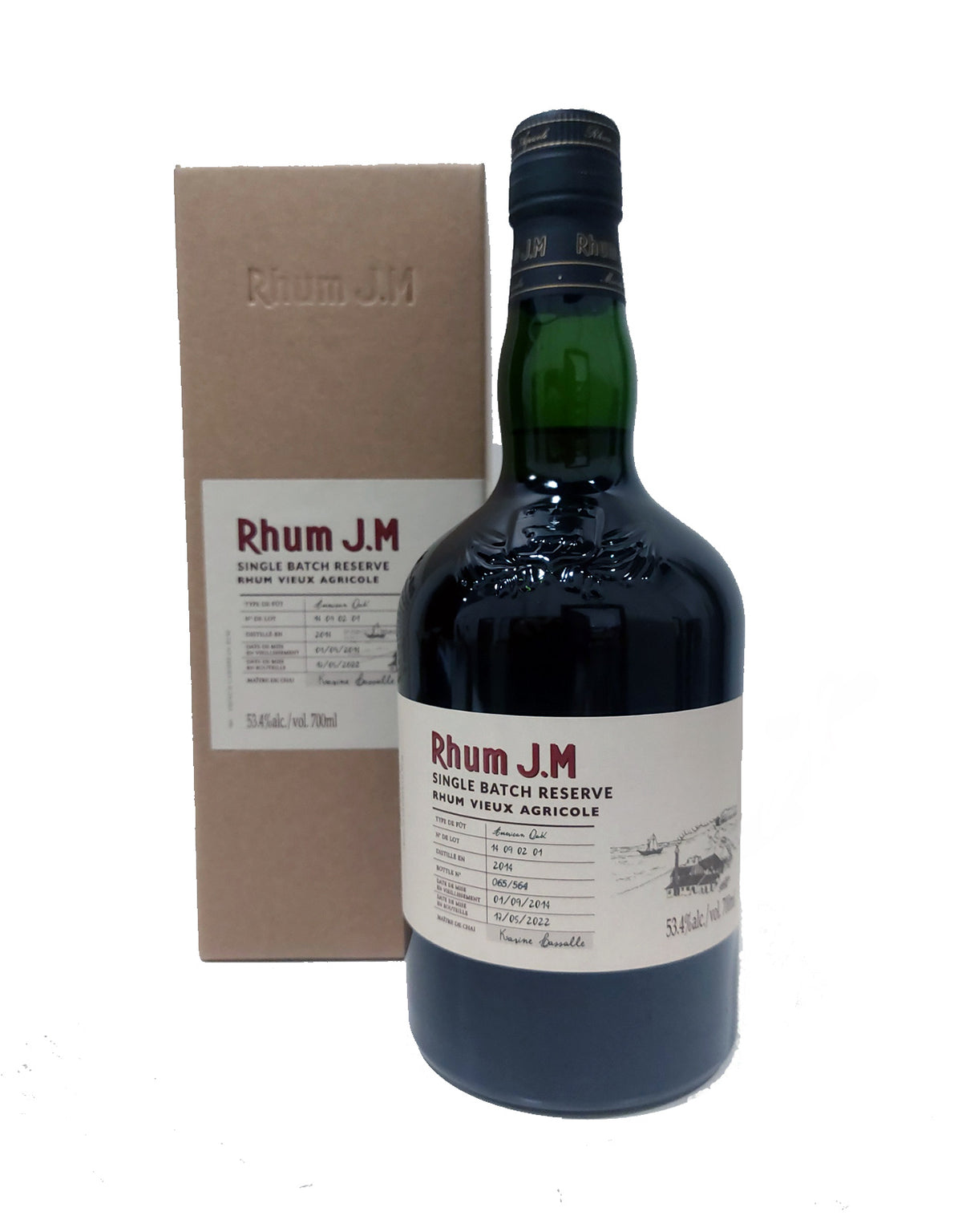 Rhum JM 2014 New Oak Cask #1409 - ZYN THE WINE MARKET LTD.