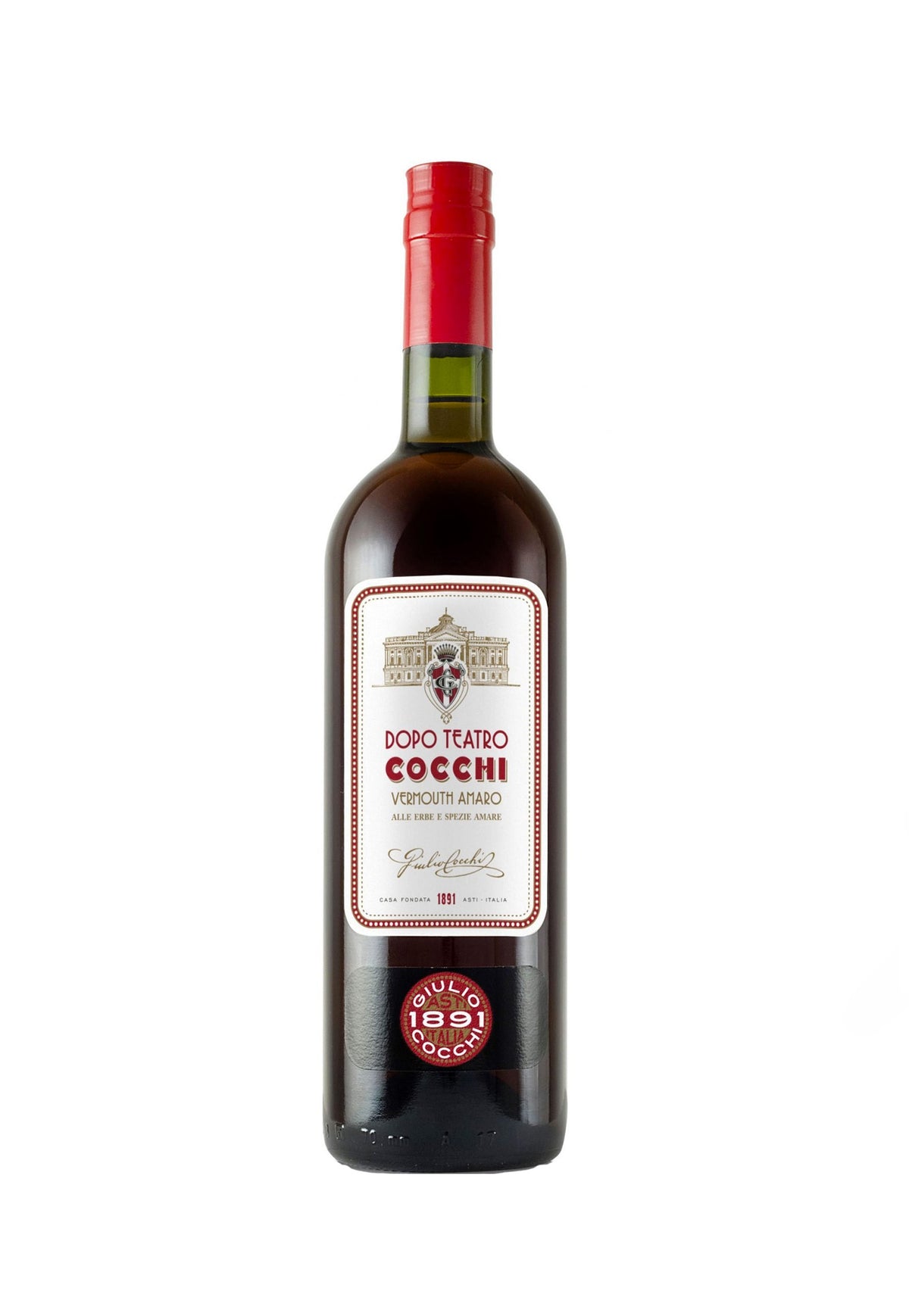 Cocchi Vermouth Amaro Dopo Teatro - ZYN THE WINE MARKET LTD.