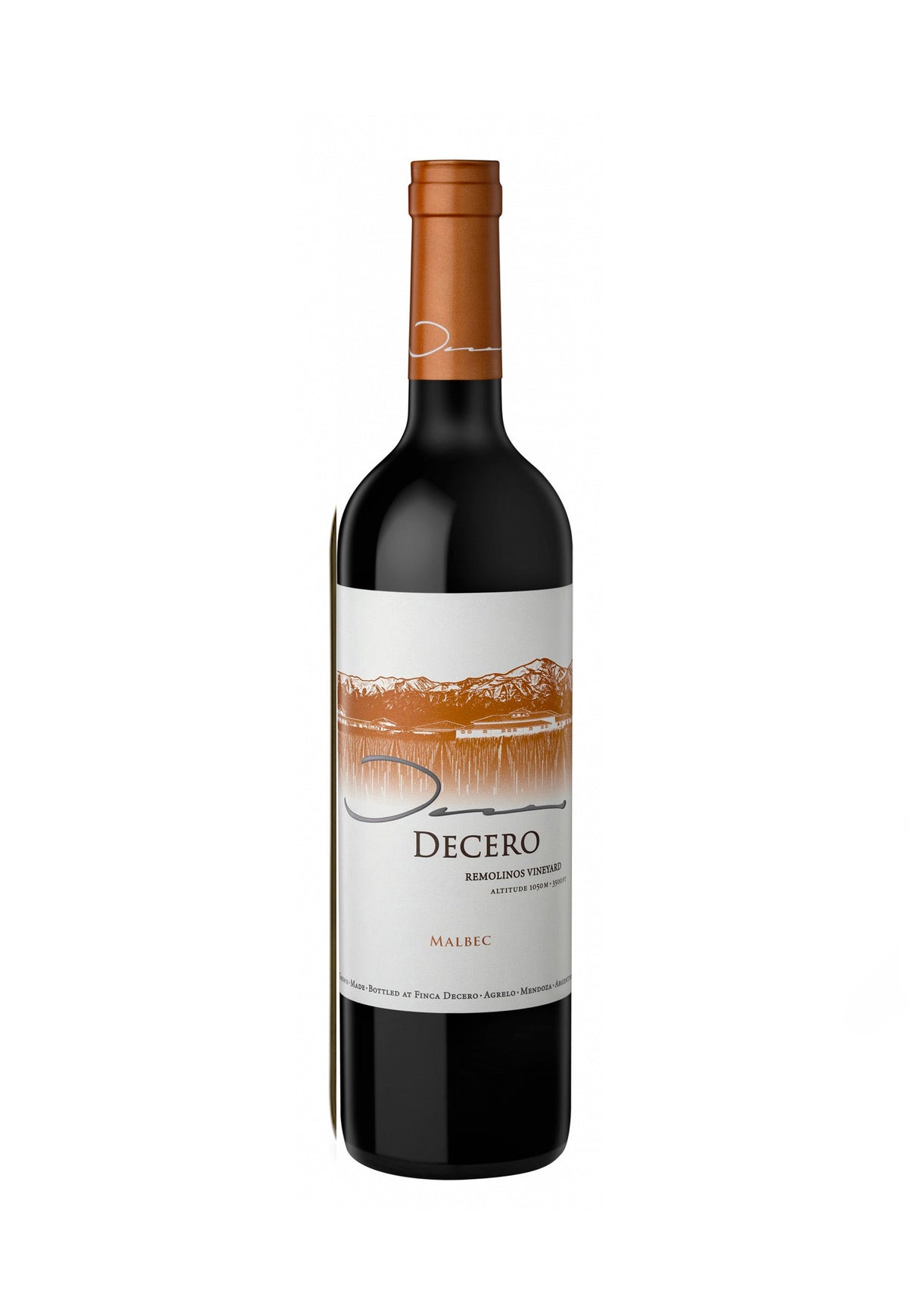 Decero Malbec Remolinos Vineyard 2019 - ZYN THE WINE MARKET LTD.