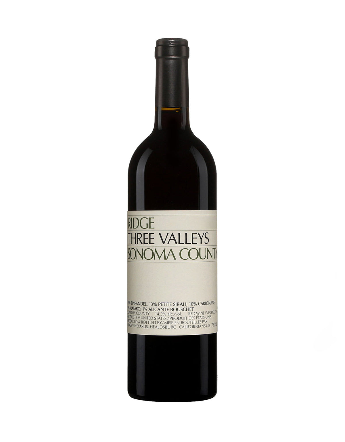 Ridge Vineyards Three Valleys 2022 - ZYN THE WINE MARKET LTD.