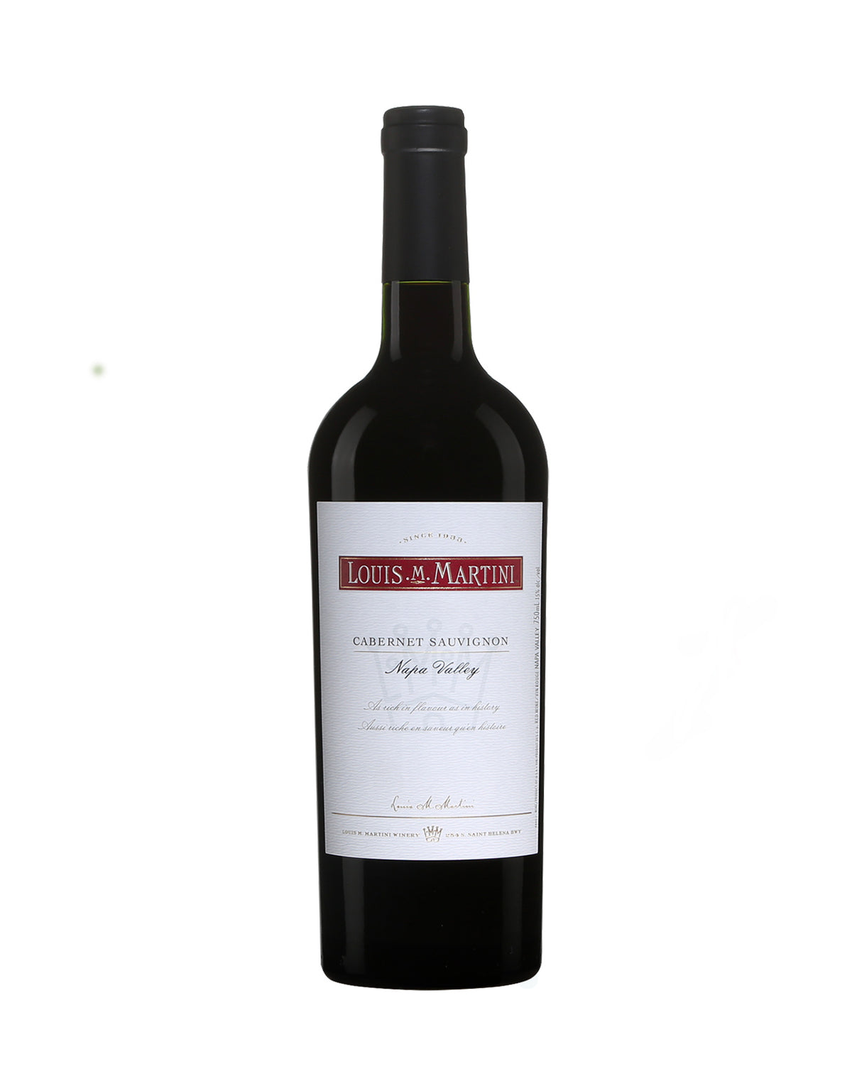 Louis Martini Cabernet Sauvignon Napa Valley 2019 - ZYN THE WINE MARKET LTD.