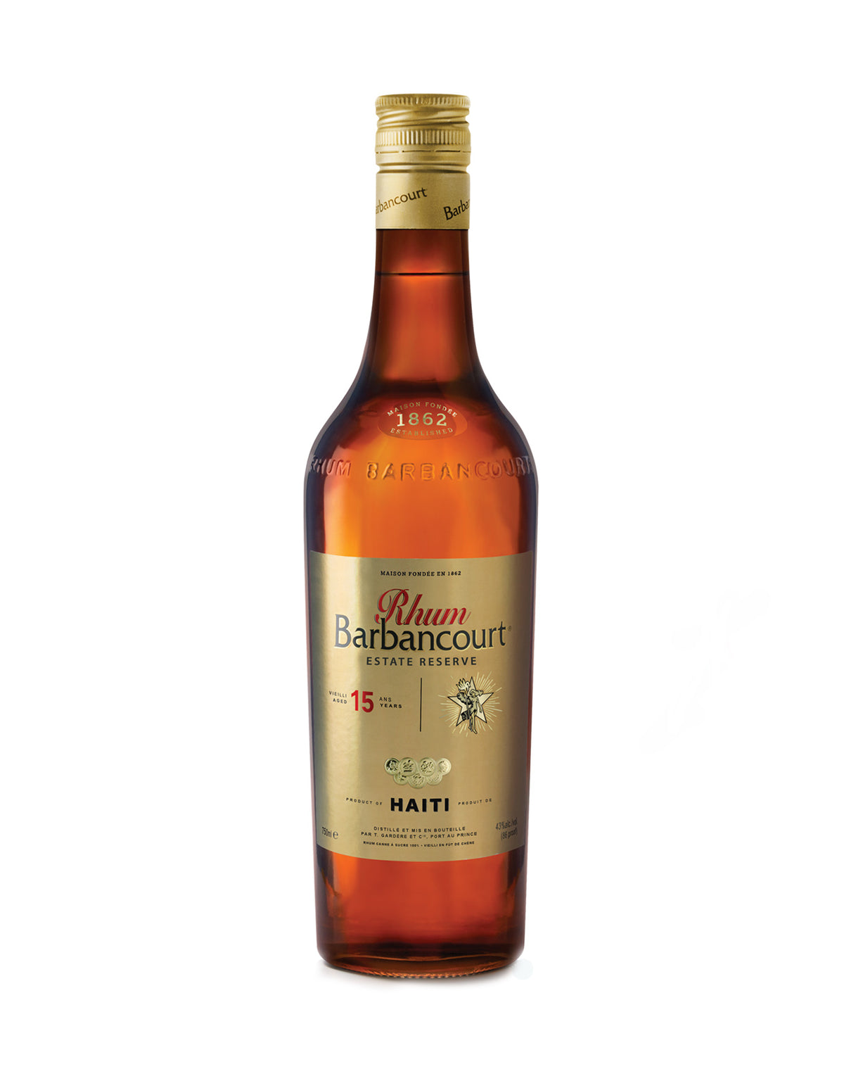 Barbancourt 15 Year Old Estate Reserve Rum - ZYN THE WINE MARKET LTD.