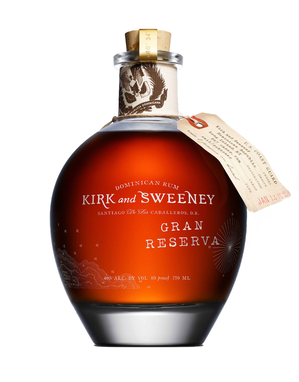 Kirk & Sweeney Gran Reserva Rum - ZYN THE WINE MARKET LTD.