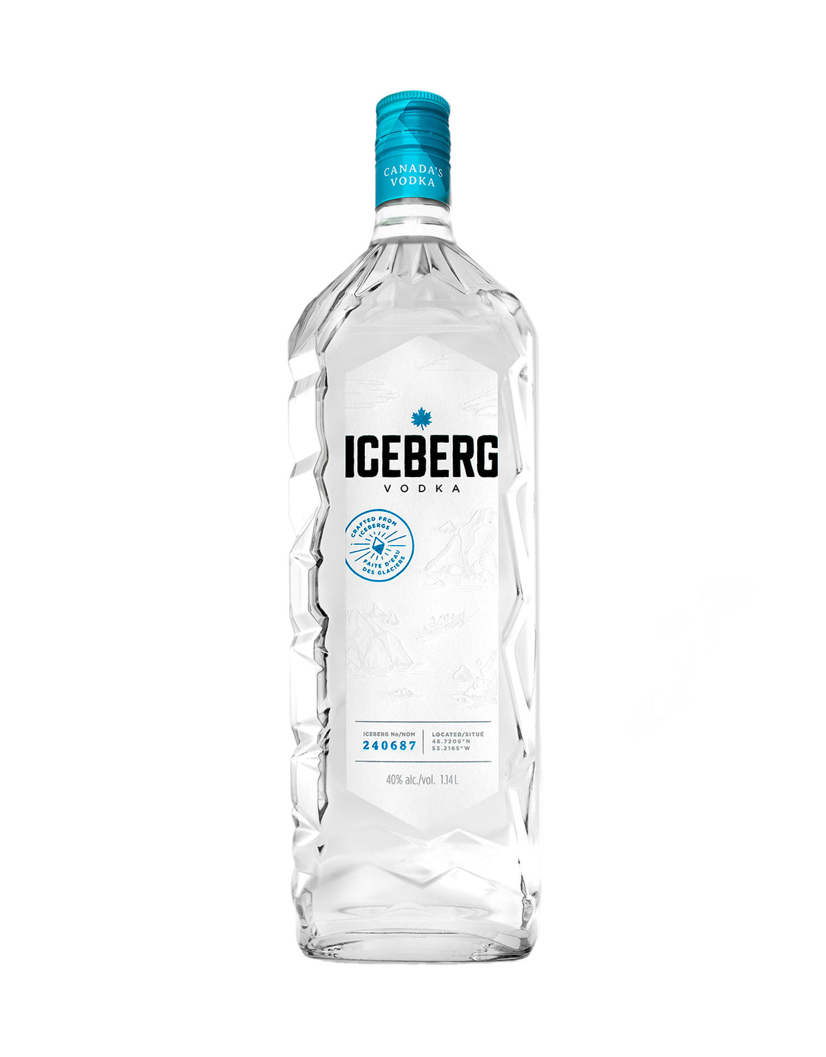 Iceberg Vodka - 1.14 Litre Bottle - ZYN THE WINE MARKET LTD.