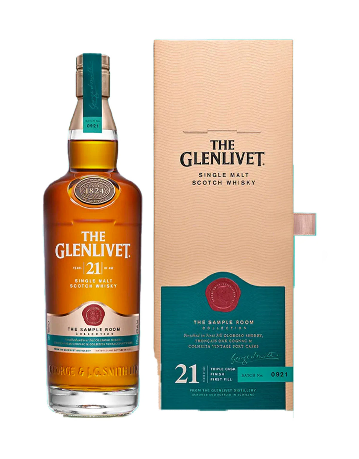Glenlivet 21 Year Old 'The Sample Room Collection' - ZYN THE WINE MARKET LTD.