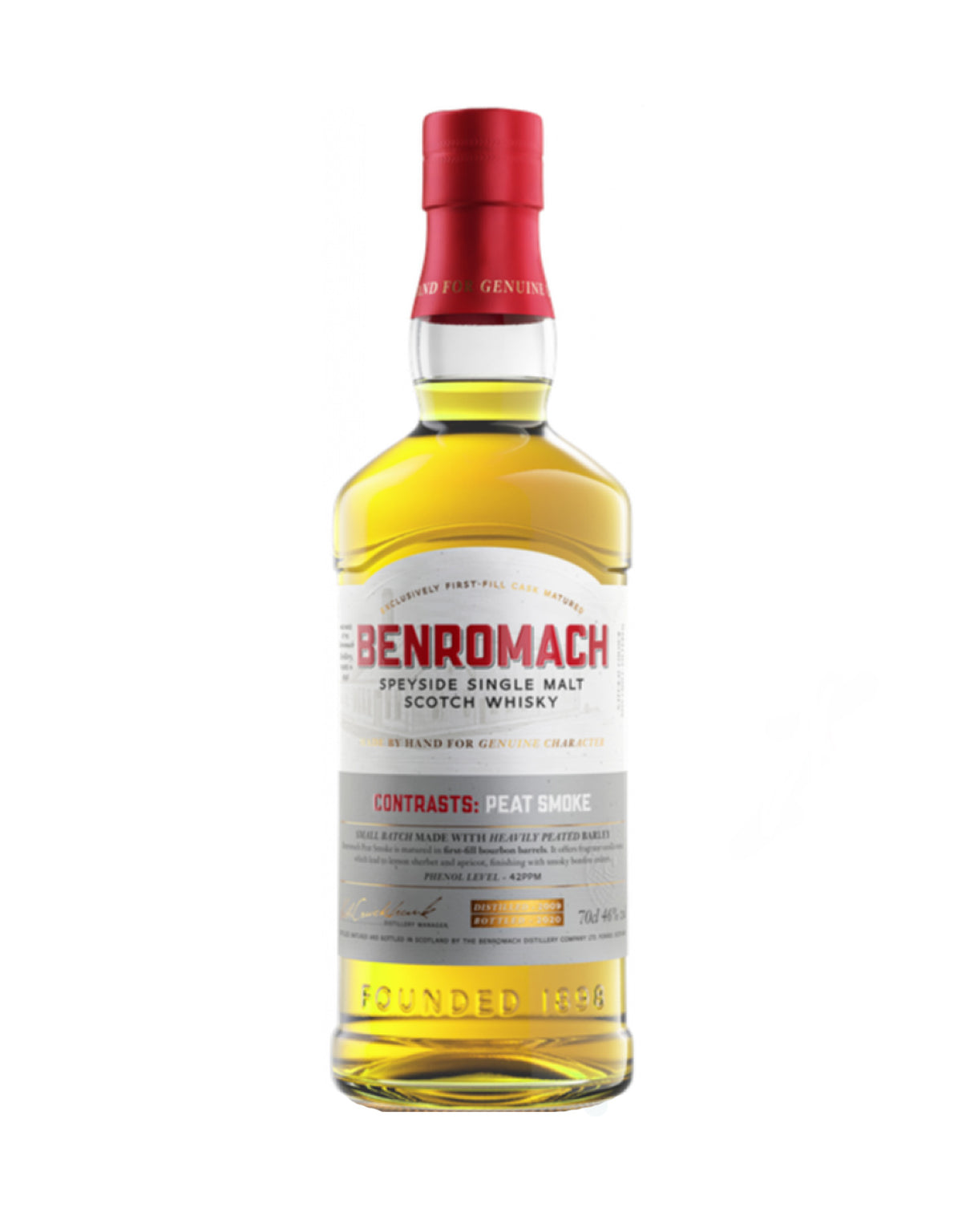 Benromach Single Malt Peat Smoke Bourbon Cask Matured - ZYN THE WINE MARKET LTD.