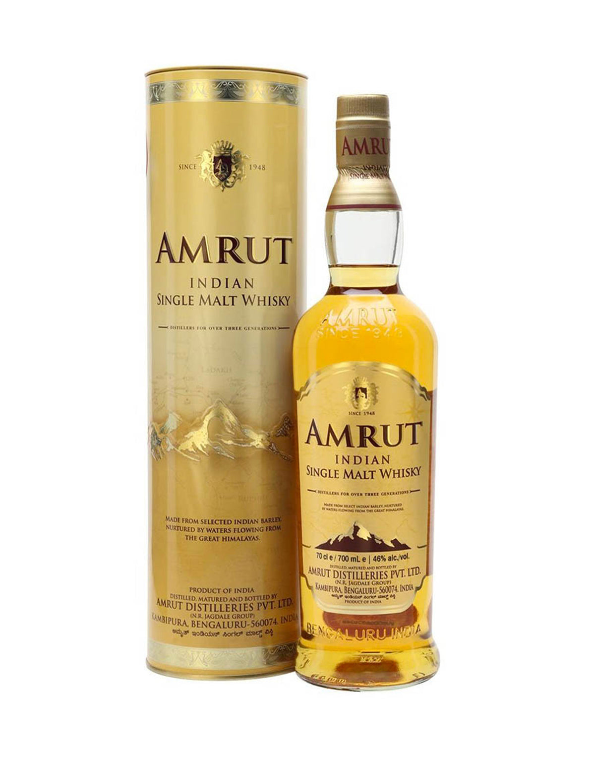 Amrut Indian Single Malt Whiskey - ZYN THE WINE MARKET LTD.