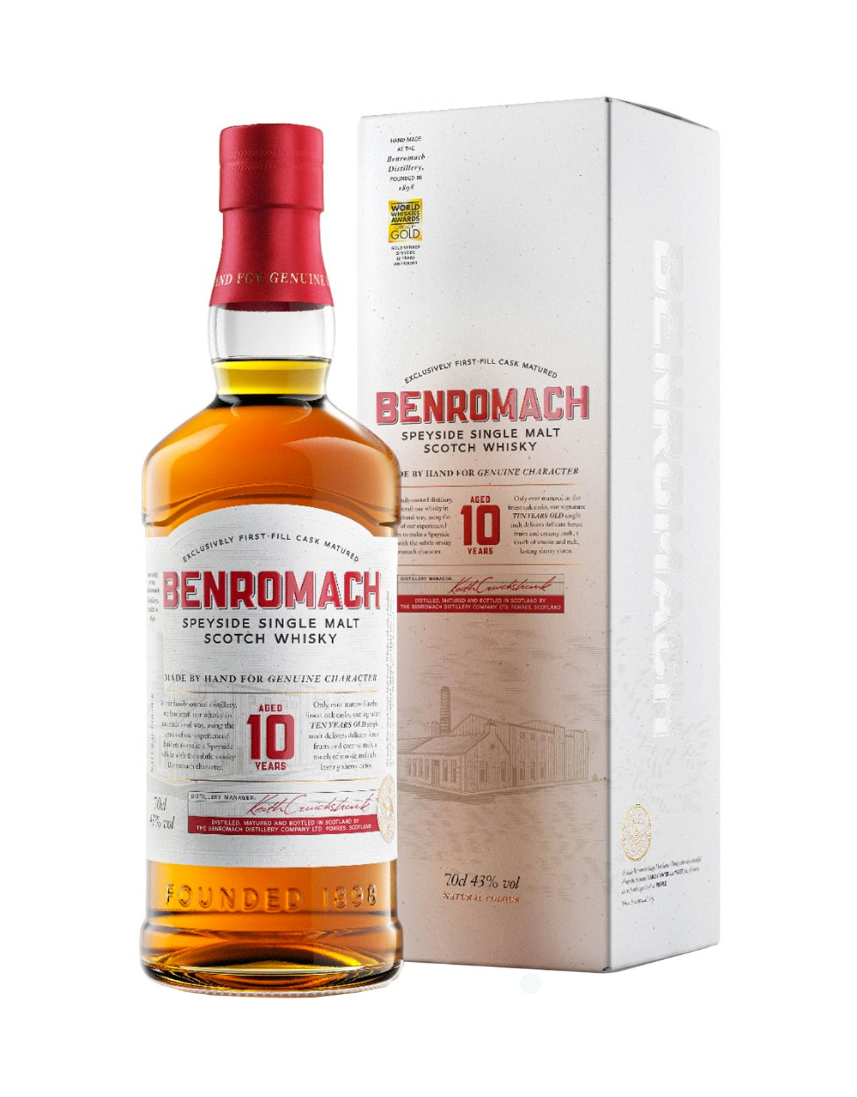 Benromach 10 Year Old - ZYN THE WINE MARKET LTD.