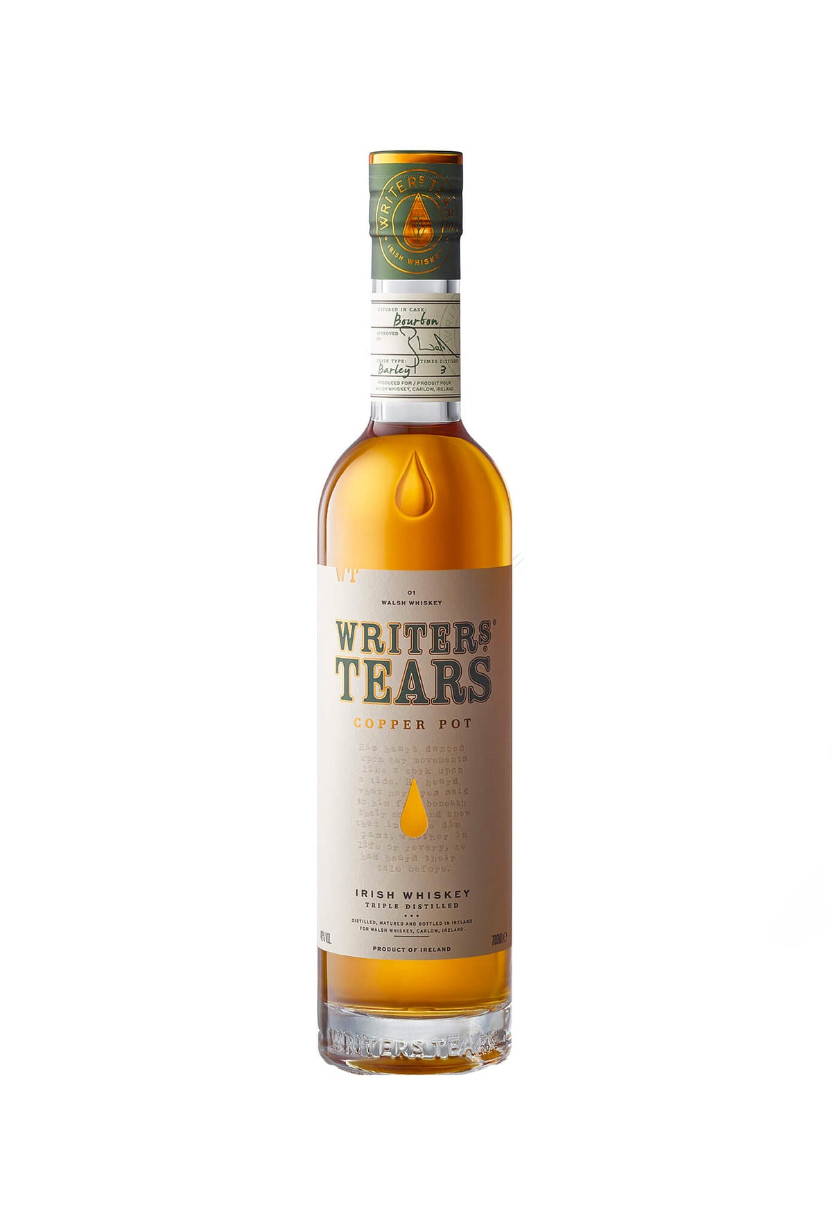 Writers' Tears Copper Pot Irish Whiskey - ZYN THE WINE MARKET LTD.