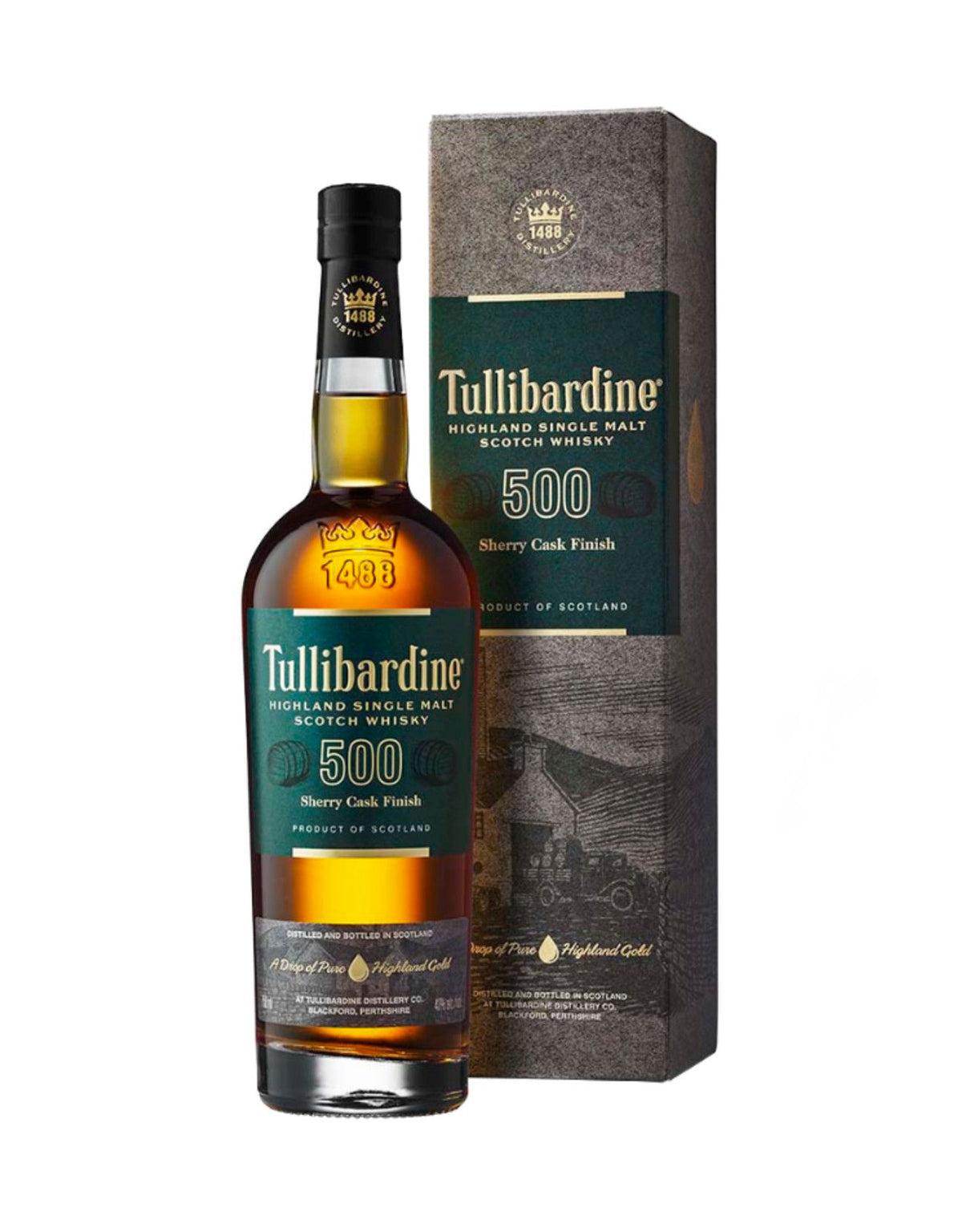 Tullibardine 500 Sherry Cask Finish - ZYN THE WINE MARKET LTD.