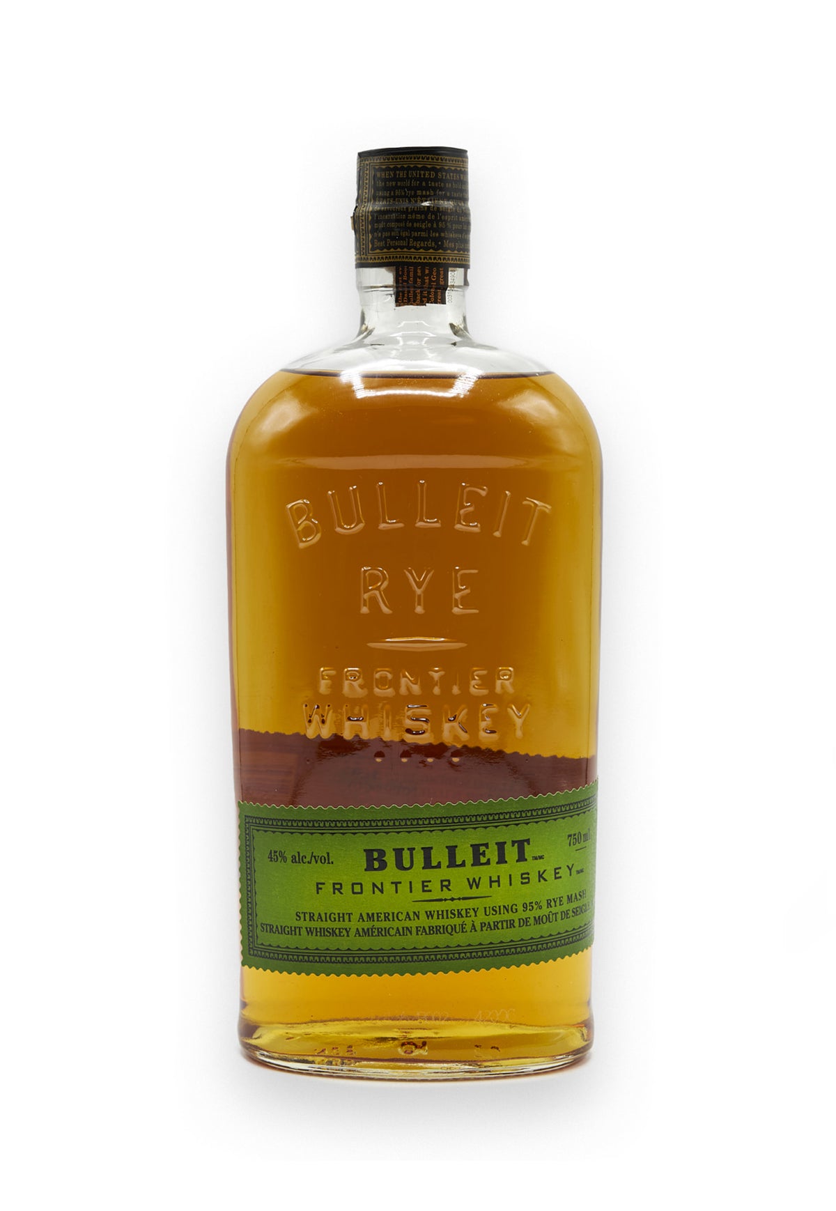 Bulleit Rye Frontier Whiskey - ZYN THE WINE MARKET LTD.