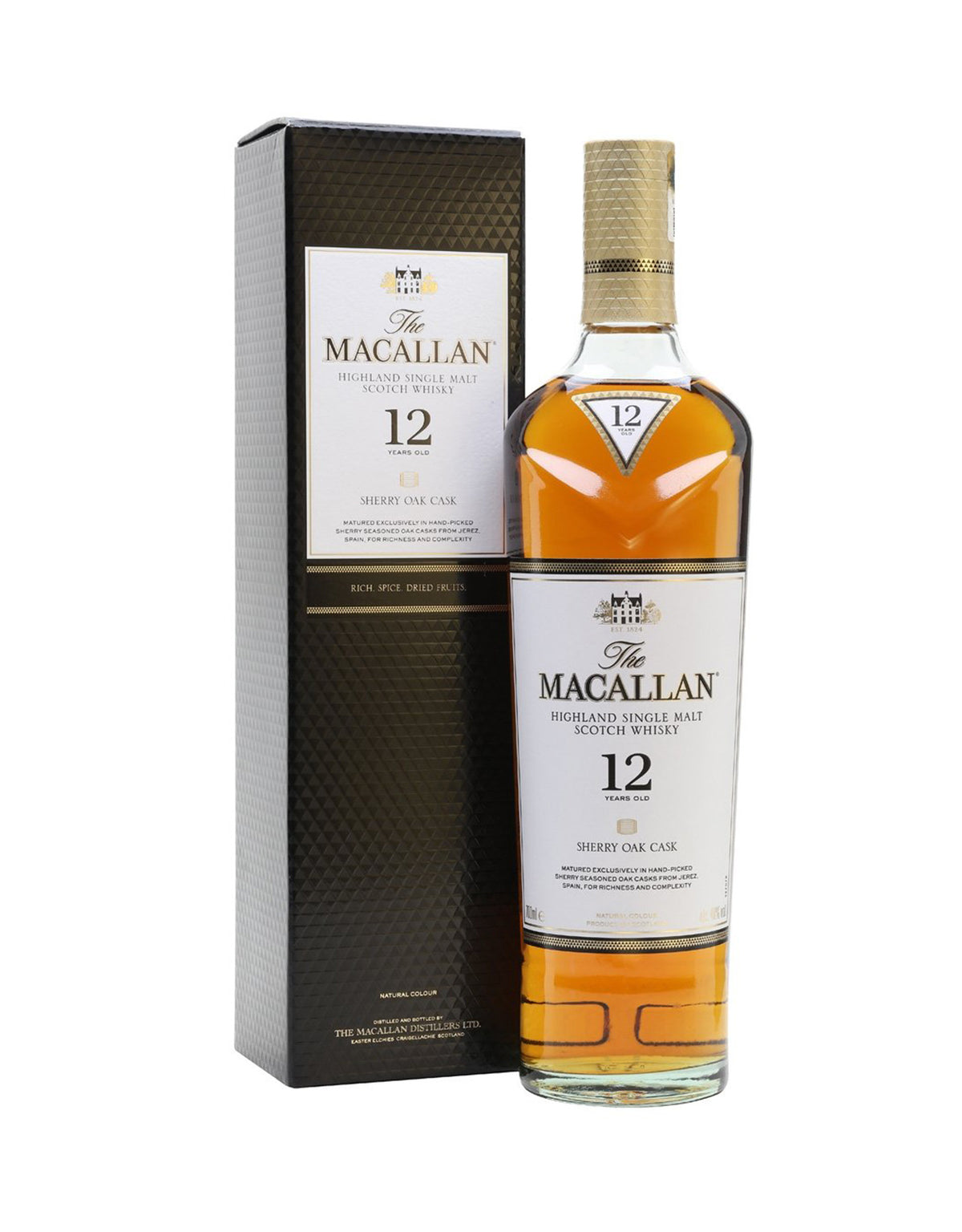 The Macallan 12 Year Old Sherry Oak - ZYN THE WINE MARKET LTD.