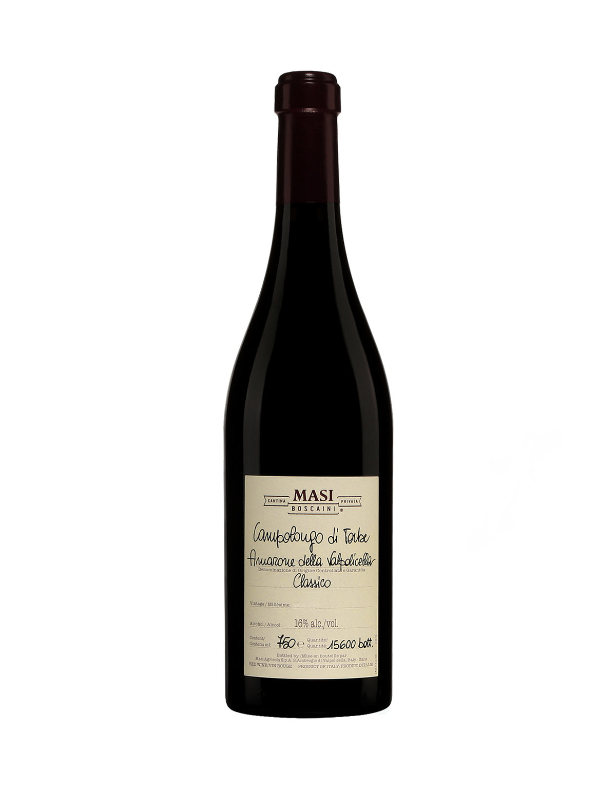 Masi Amarone Della Valpolicella Campolongo Di Torbe 2015 - ZYN THE WINE MARKET LTD.
