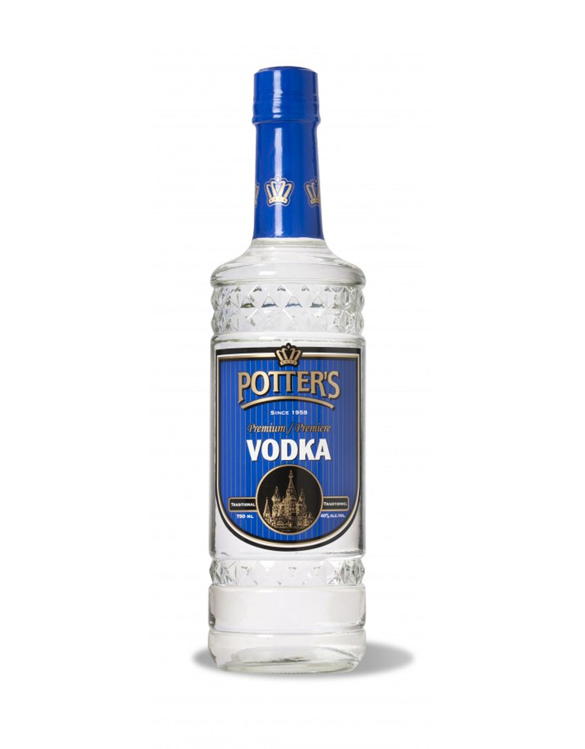 Potter's Premium Vodka - 1.75 Litre - ZYN THE WINE MARKET LTD.