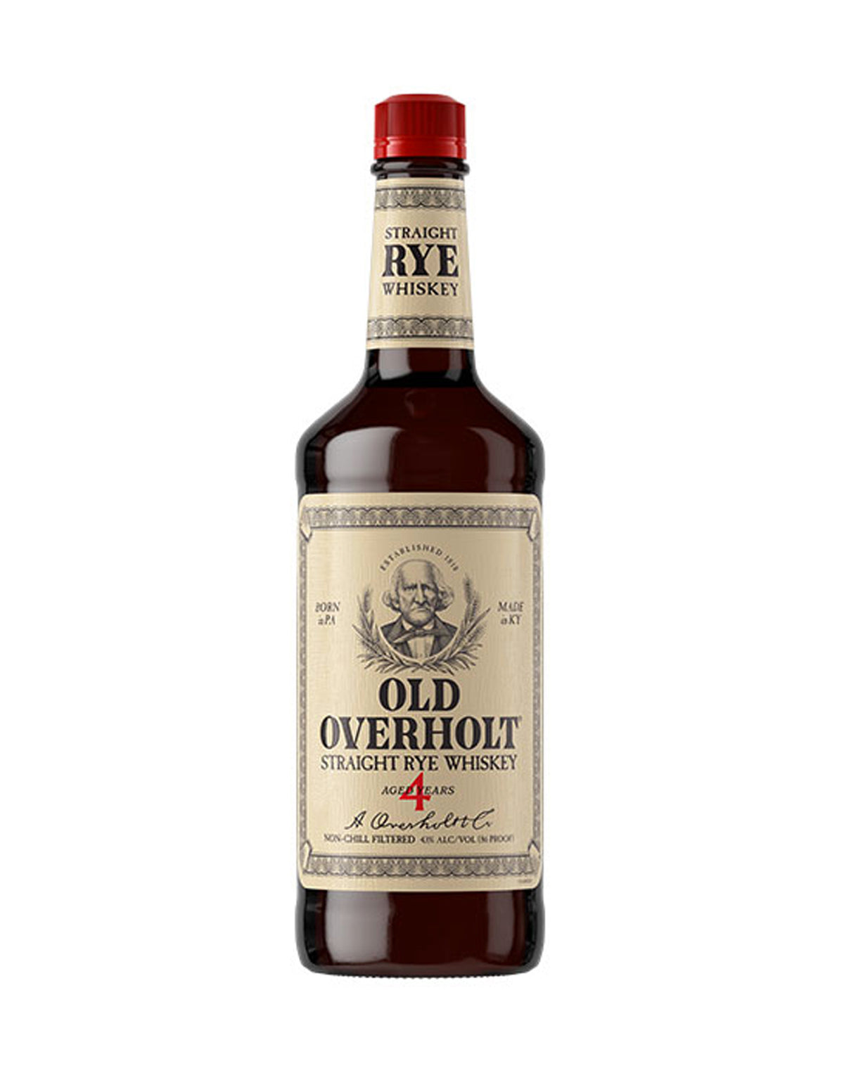 Old Overholt Straight Rye Whiskey Aged 4 Years - ZYN THE WINE MARKET LTD.