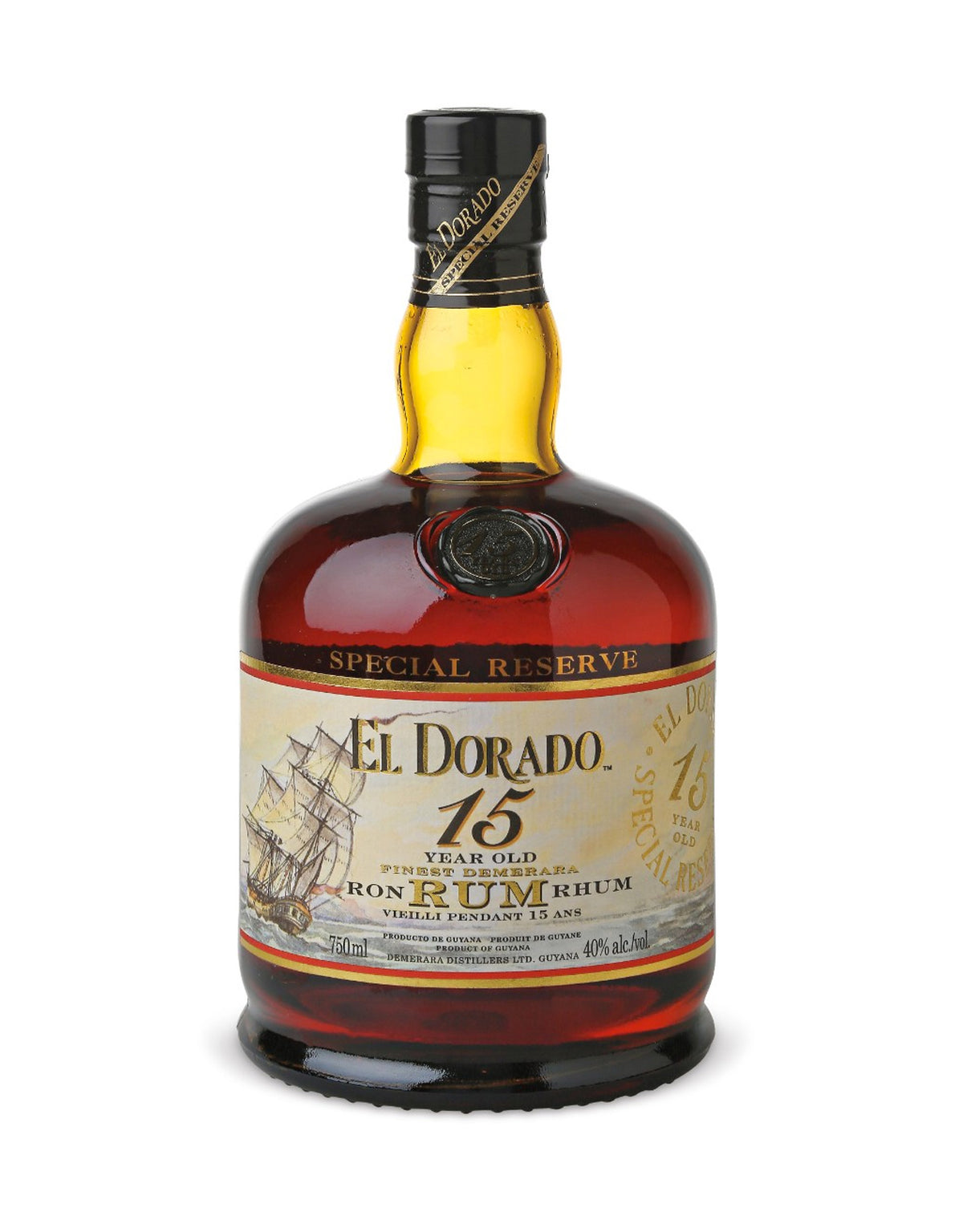 El Dorado 15 Year Old Rum - ZYN THE WINE MARKET LTD.