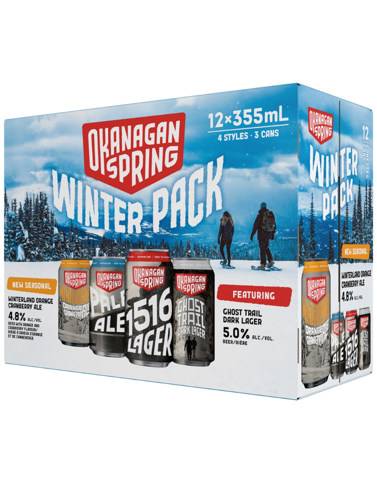 Okanagan Springs Winter Craft Pack 355 ml - 12 Cans
