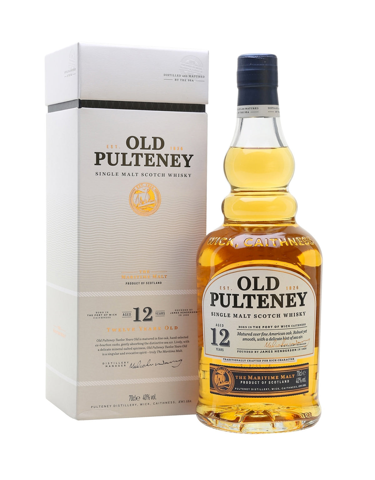 Old Pulteney 12 Year Old - ZYN THE WINE MARKET LTD.