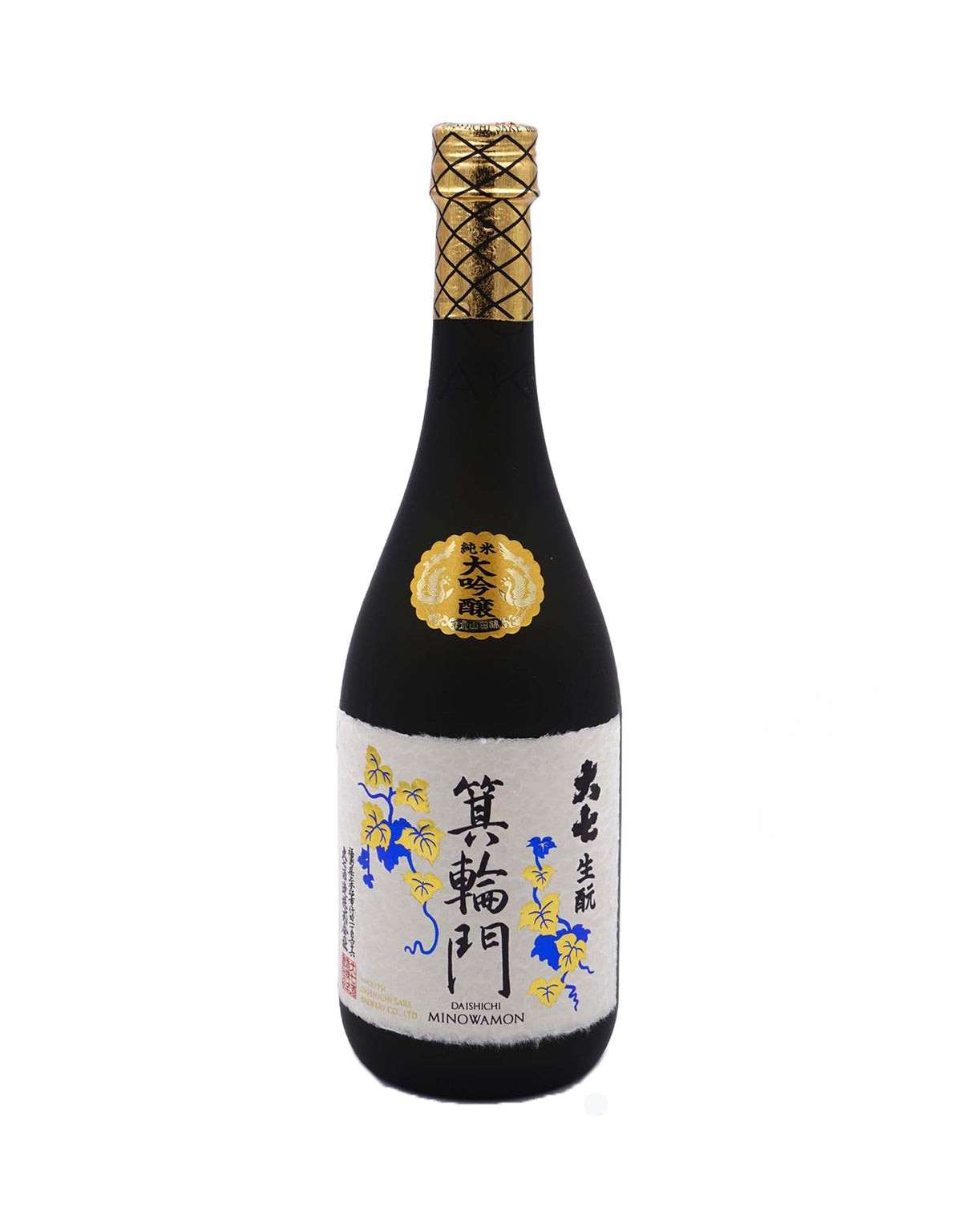 Daishichi Minowamon Kimoto Junmai Dai-Ginjo Sake - 720 ml - ZYN THE WINE MARKET LTD.