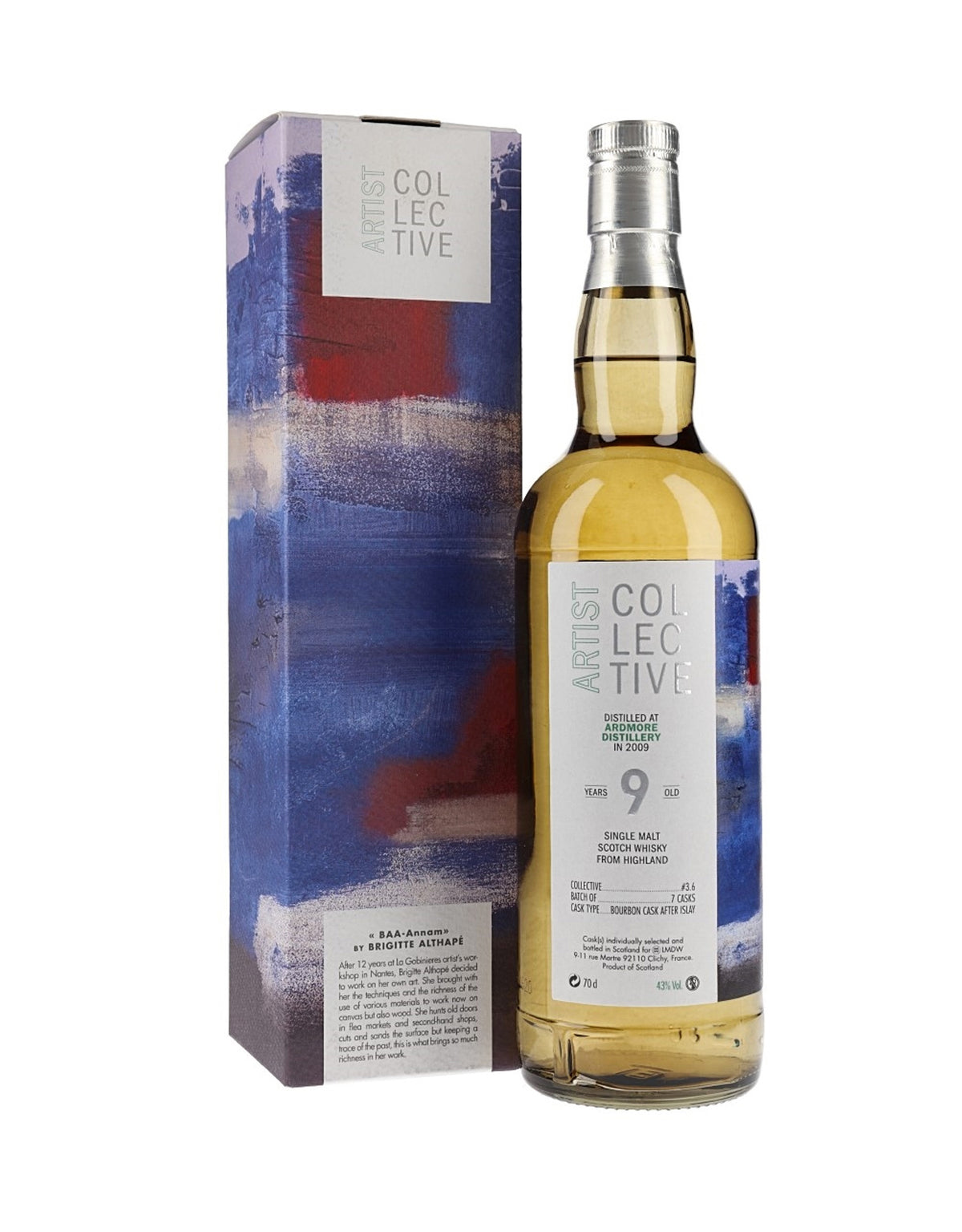 La Maison du Whisky Artist Collective 3.6 Ardmore 9 Year Old - ZYN THE WINE MARKET LTD.
