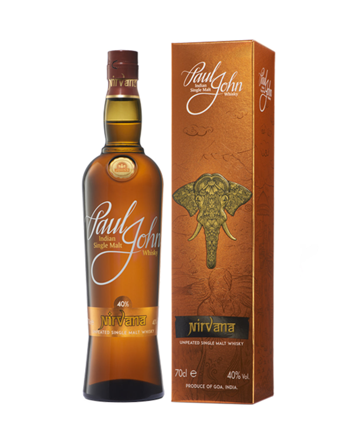 Paul John Nirvana Unpeated Single Malt Whisky - ZYN THE WINE MARKET LTD.