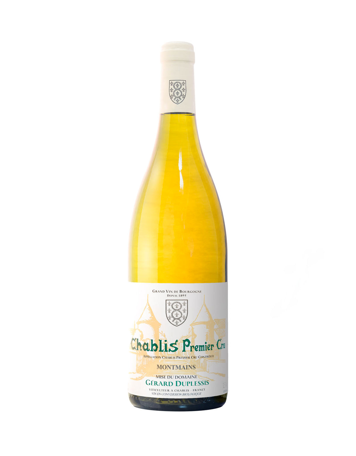 Domaine Gerard Duplessis Chablis 'Montmains' Premier Cru 2018 - ZYN THE WINE MARKET LTD.