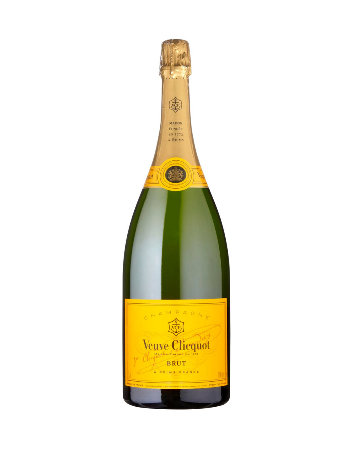 Veuve Clicquot Yellow Label Brut Champagne - 1.5 Litre Bottle - ZYN THE WINE MARKET LTD.