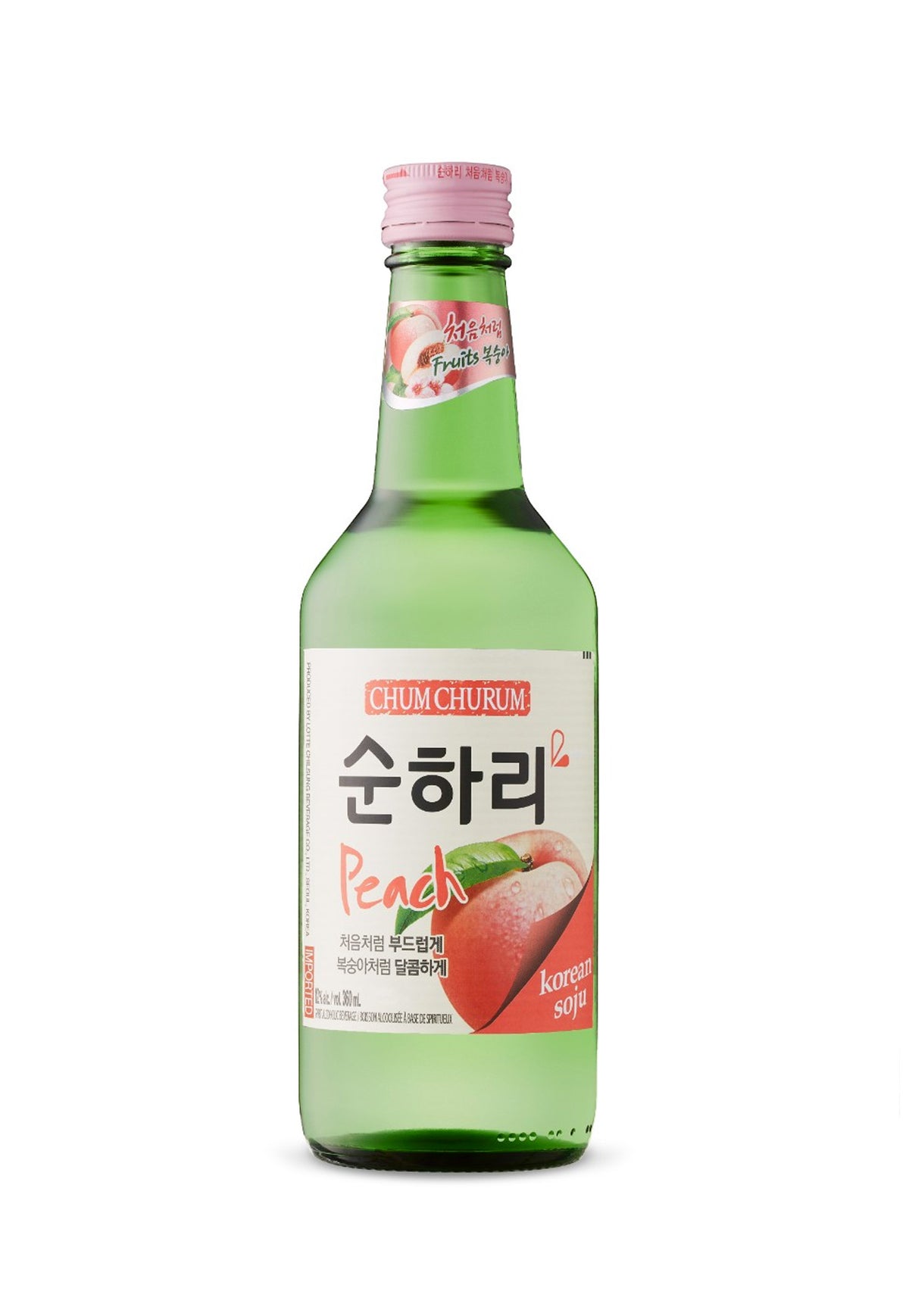 Chum Churum Peach Soju - 360 ml - ZYN THE WINE MARKET LTD.