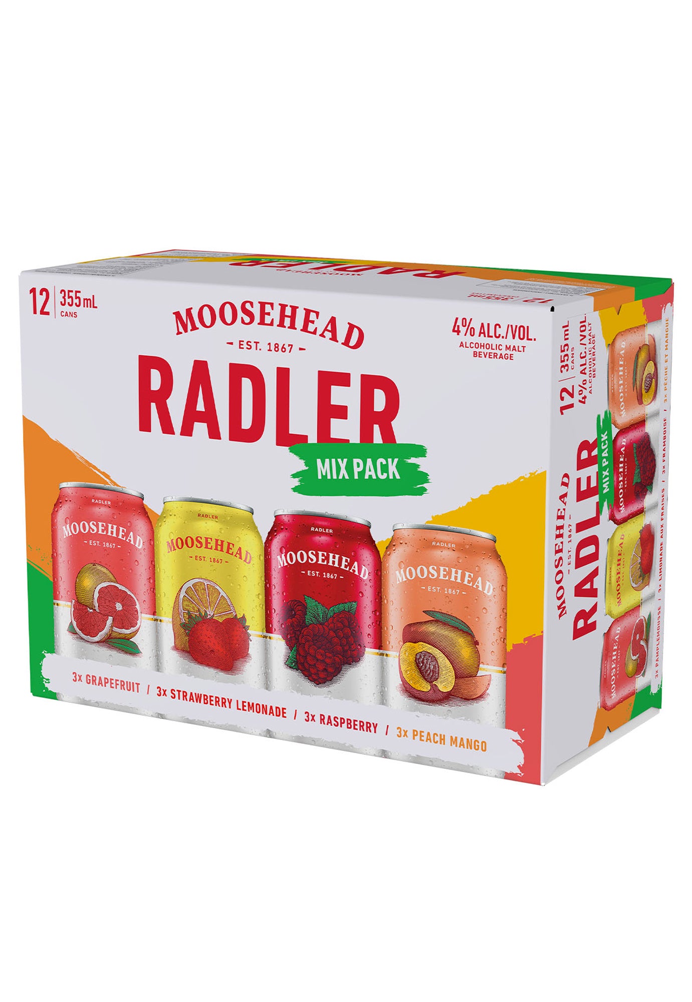 Moosehead Radler Mix Pack 355 ml - 12 Cans