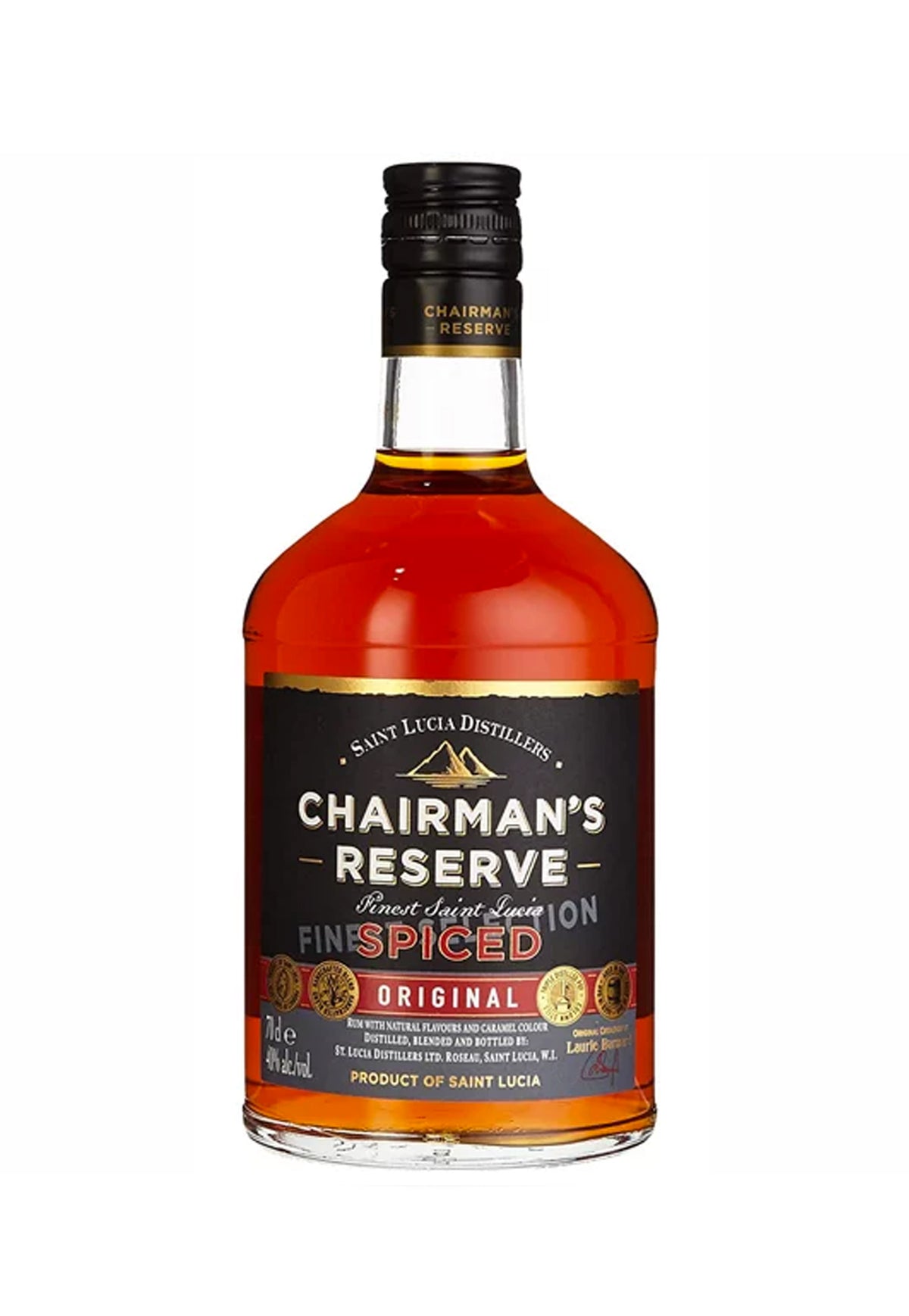 Saint Lucia Chairman's Reserve Spiced Rum - ZYN THE WINE MARKET LTD.