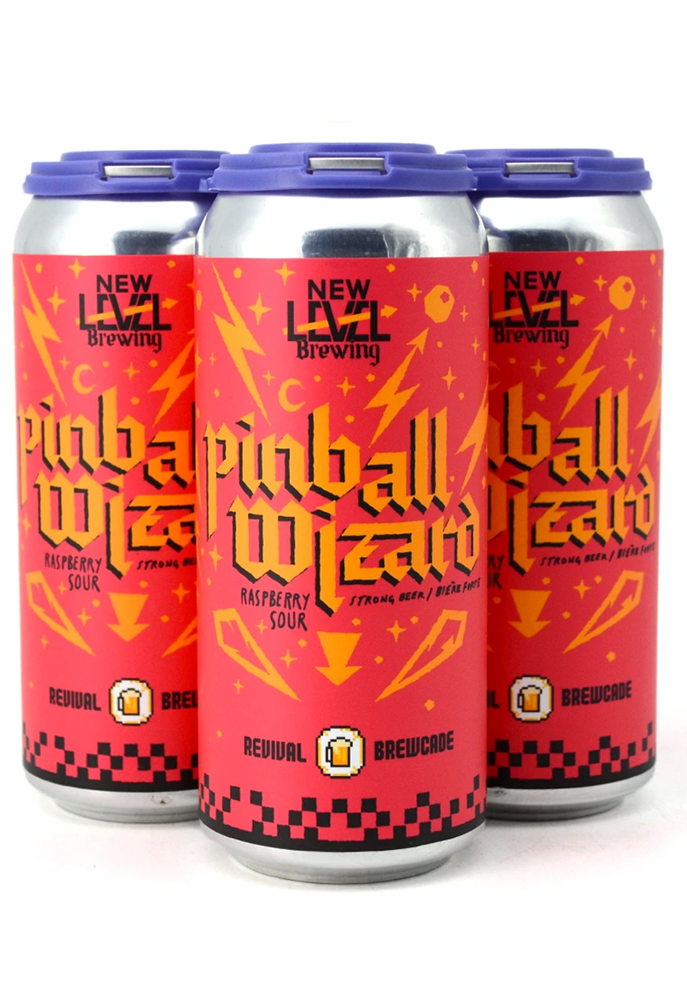 New Level Brewing Pinball Wizard Raspberry Sour 473 ml - 4 Cans