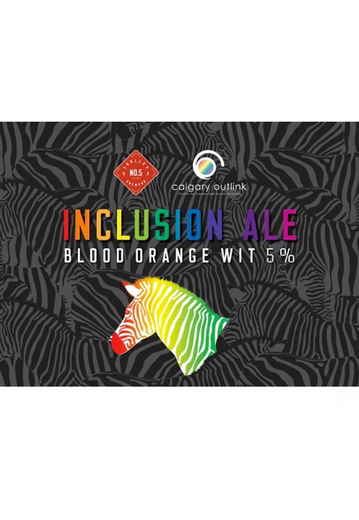 Trolley 5 Inclusion Blood Orange Wit 473 ml -  4 Cans