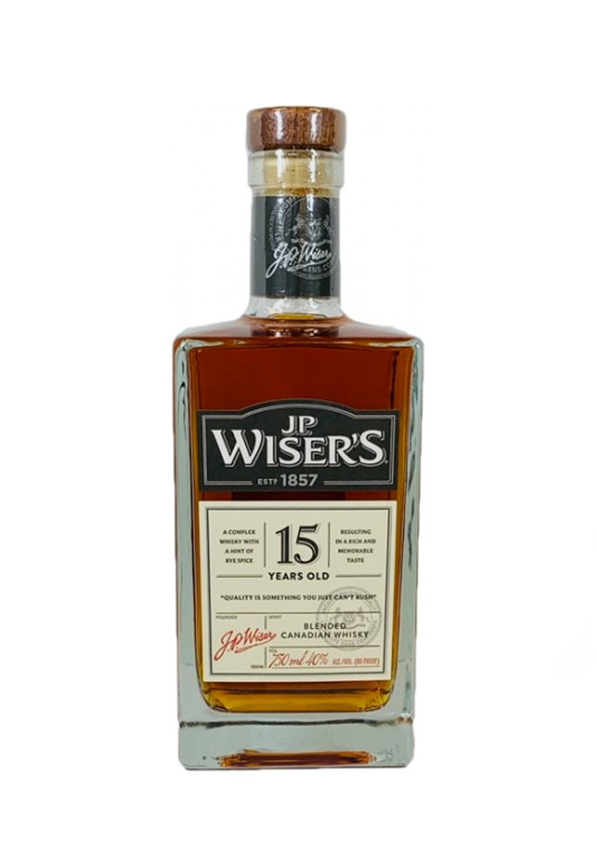 Wiser's 15 Year Old - ZYN THE WINE MARKET LTD.