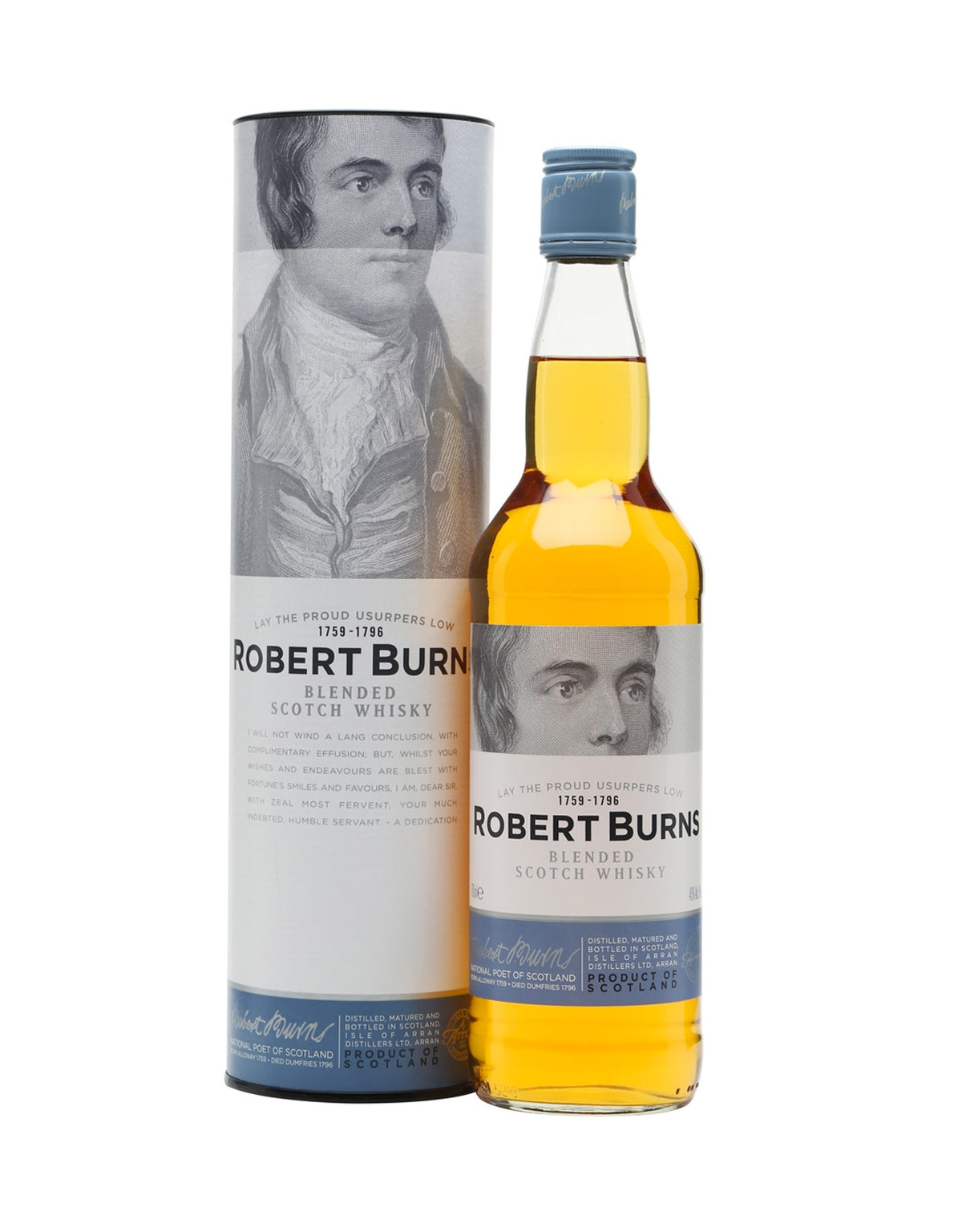 Arran Robert Burns Blended Scotch Whisky - ZYN THE WINE MARKET LTD.