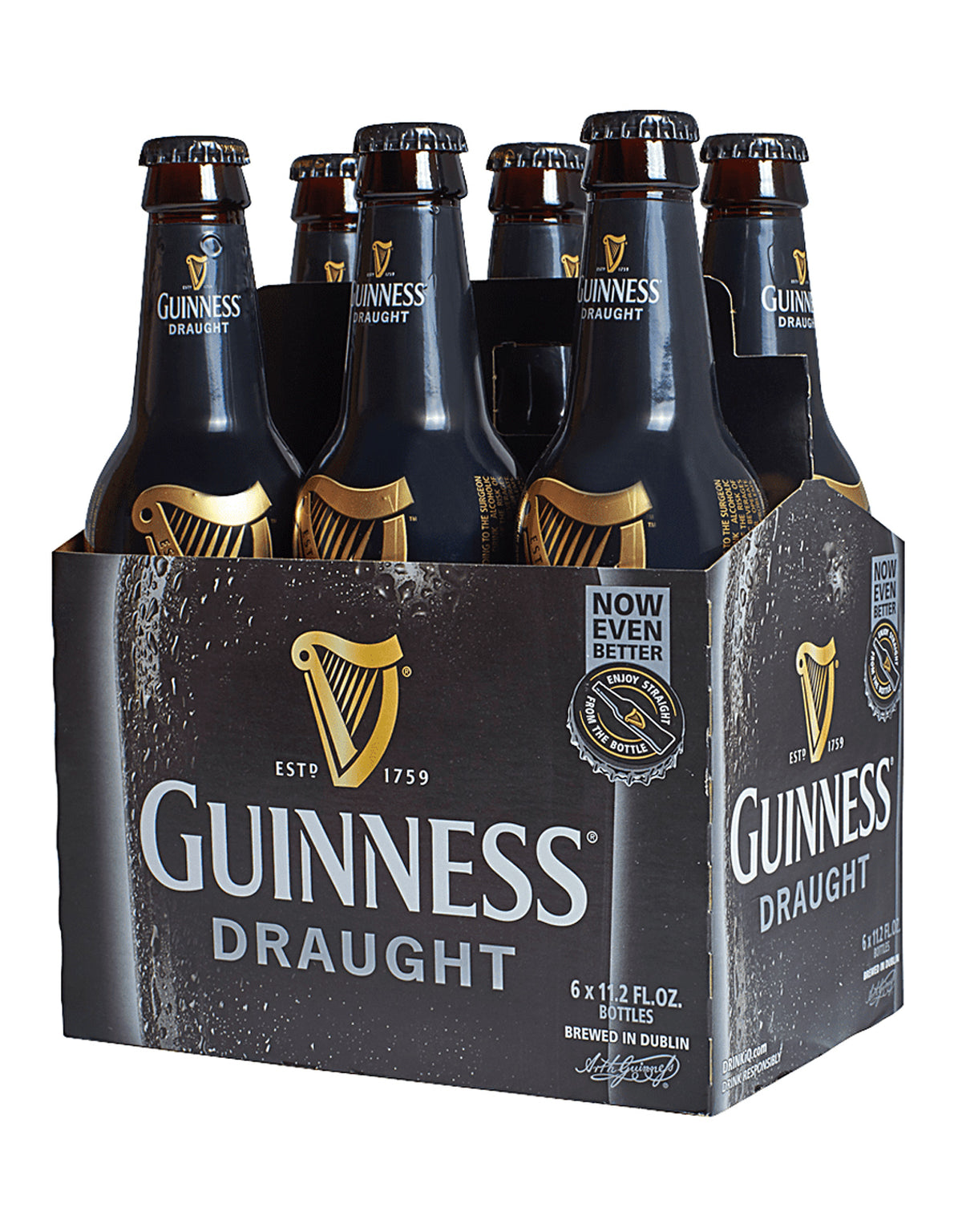 Guinness Draught 330 ml - 24 Bottles - ZYN THE WINE MARKET LTD.