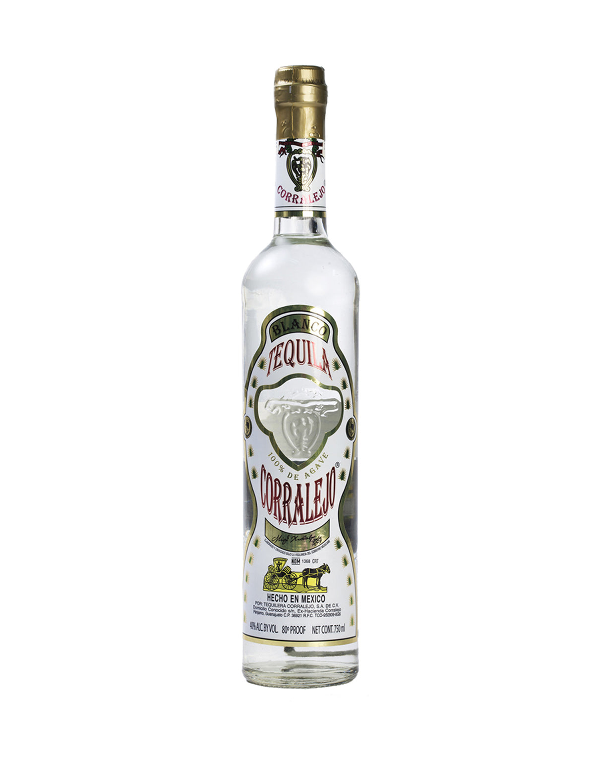 Corralejo Blanco Tequila - ZYN THE WINE MARKET LTD.