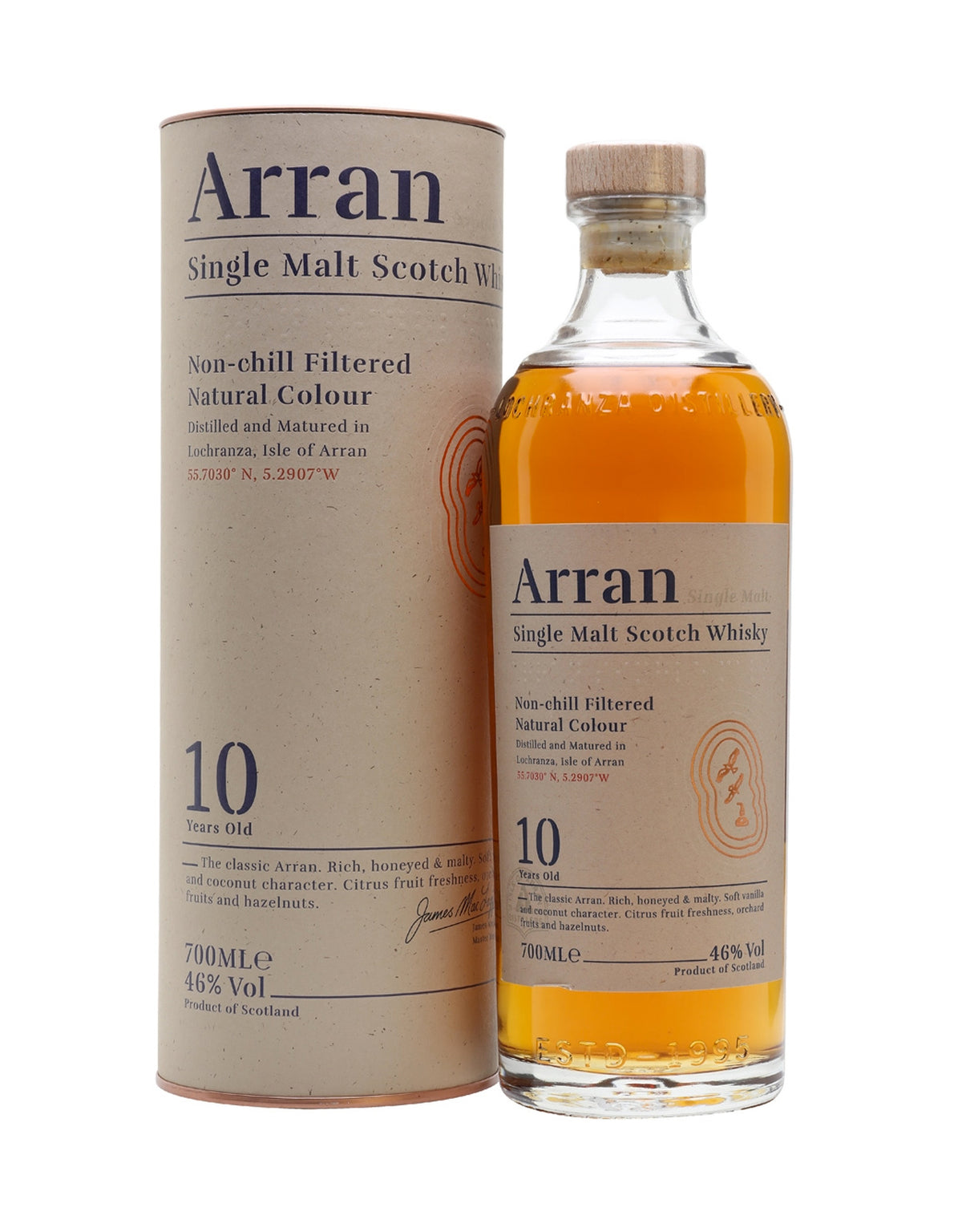 The Arran 10 Year Old - ZYN THE WINE MARKET LTD.