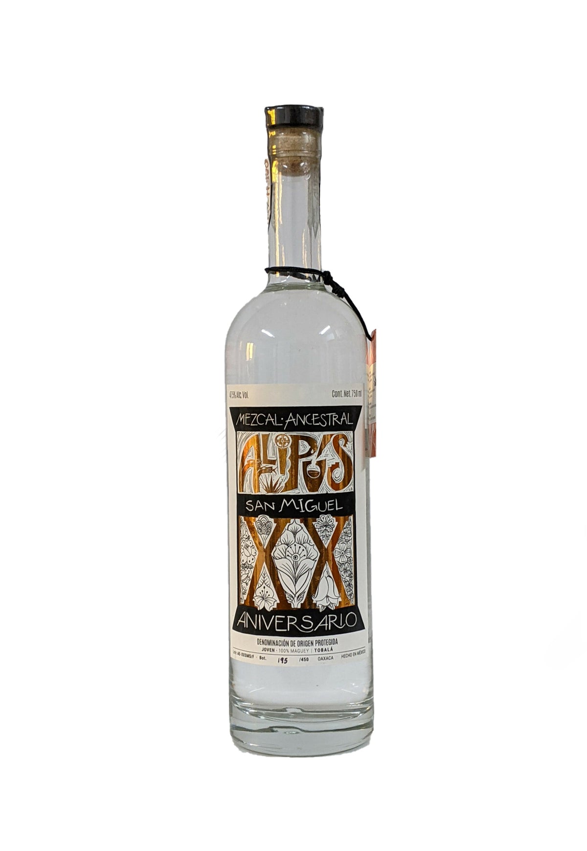 Alipus Mezcal San Miguel XX Aniversario - ZYN THE WINE MARKET LTD.